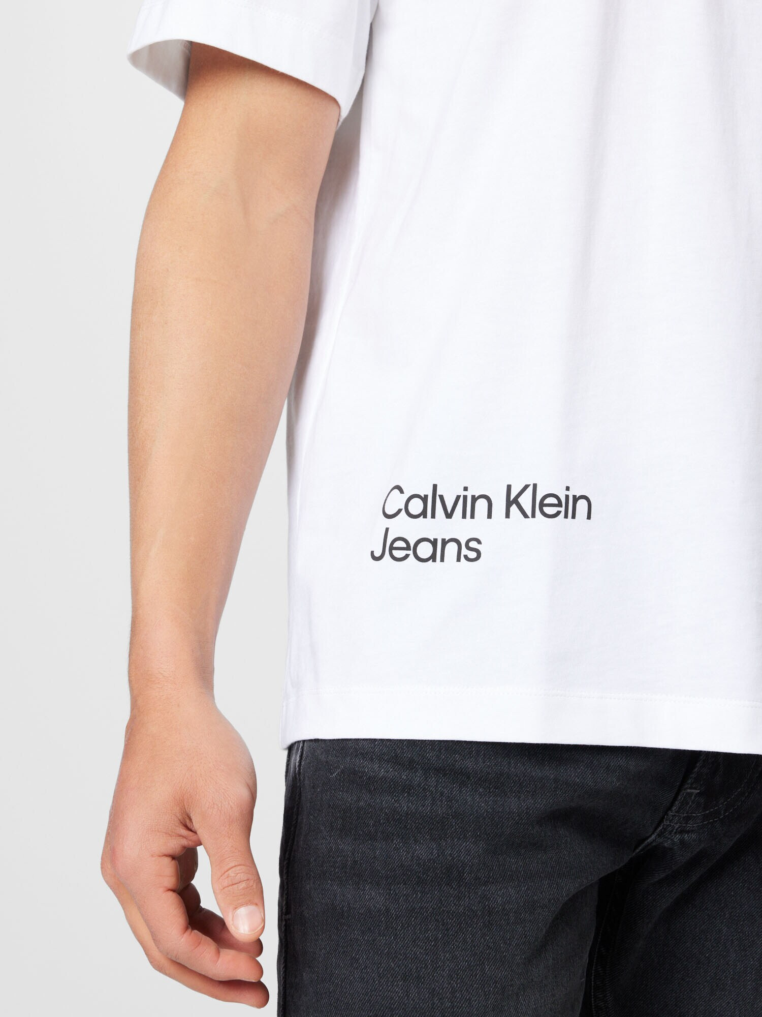 Calvin Klein Jeans Majica azur / jastog / črna / bela - Pepit.si