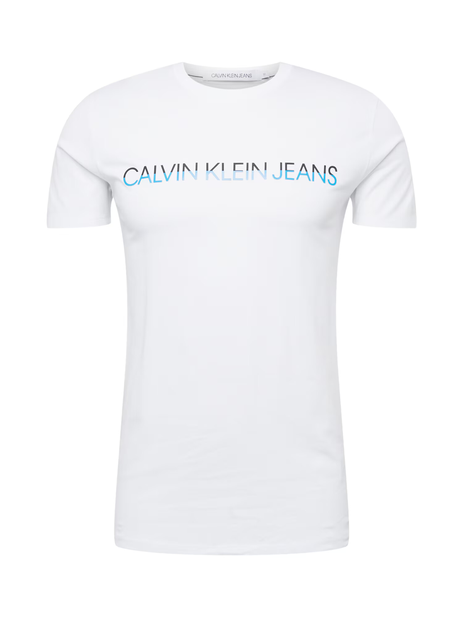 Calvin Klein Jeans Majica bela / modra / črna - Pepit.si