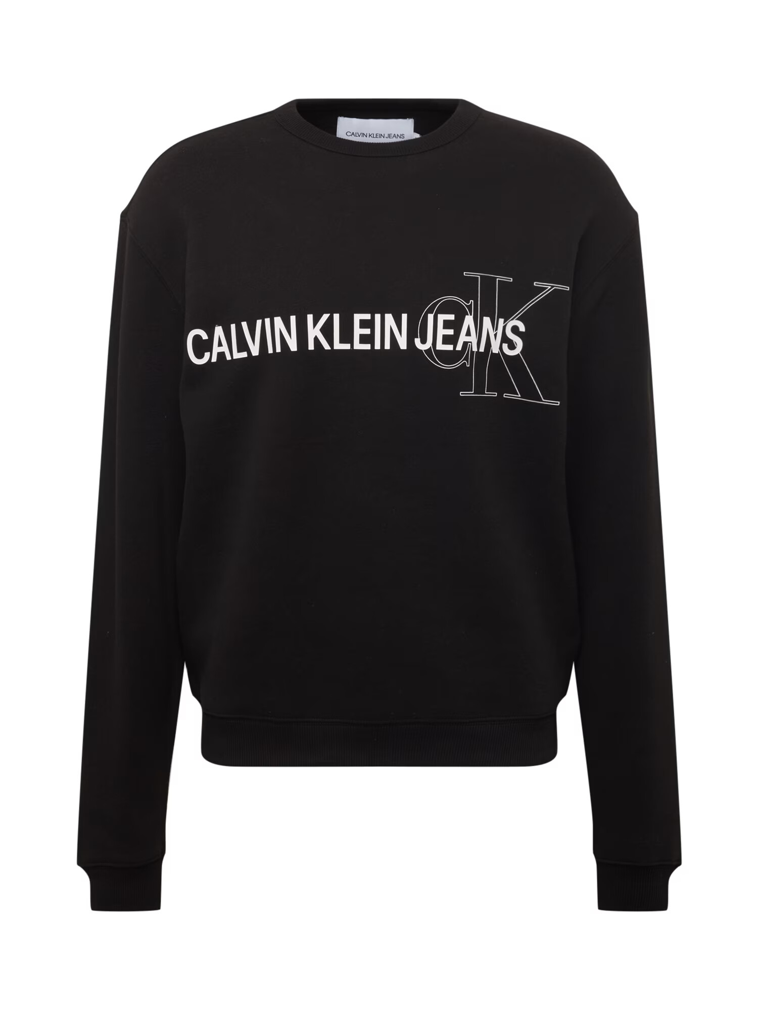 Calvin Klein Jeans Majica črna / bela - Pepit.si