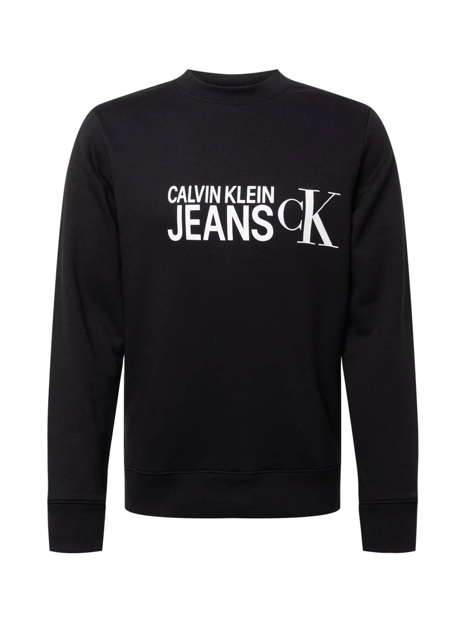 Calvin Klein Jeans Majica črna / bela - Pepit.si