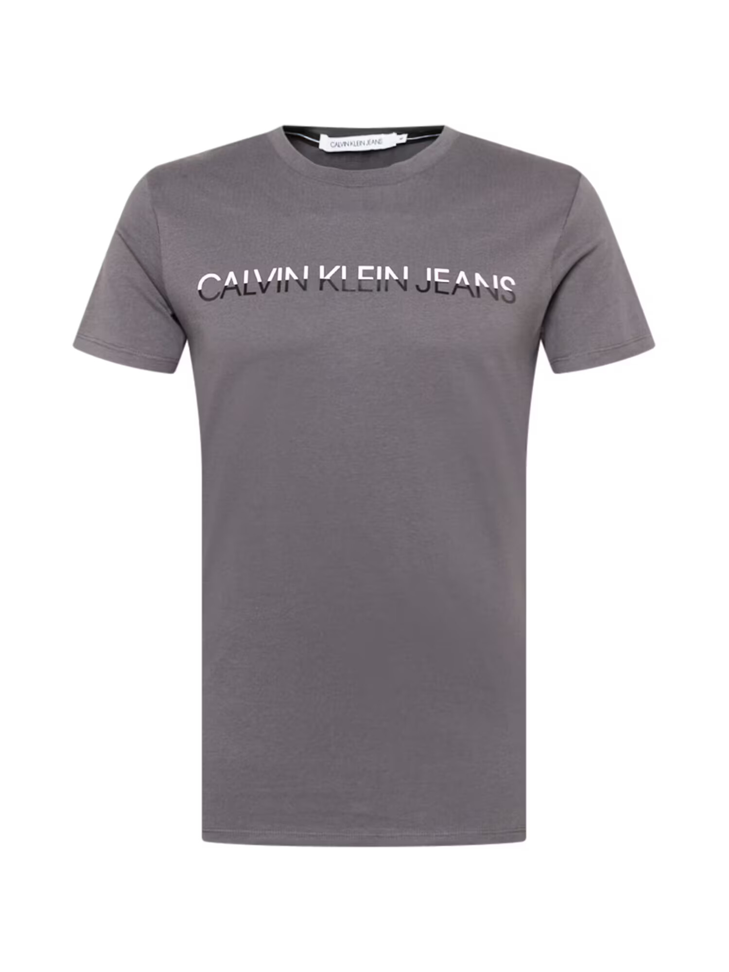 Calvin Klein Jeans Majica grafit / črna / bela - Pepit.si