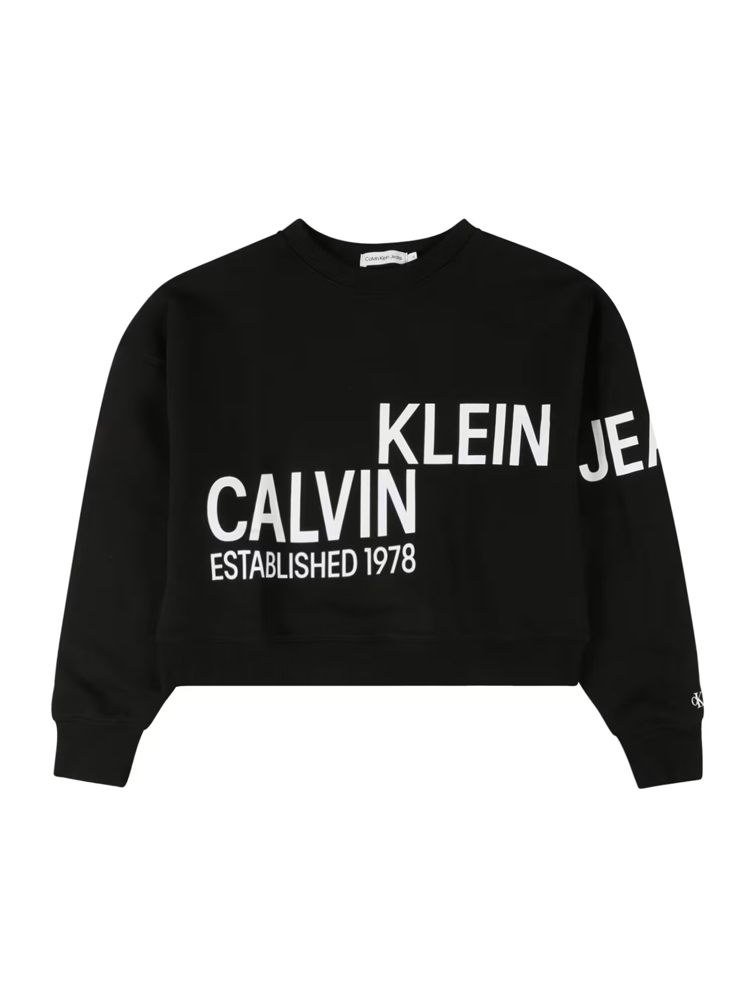 Calvin Klein Jeans Majica 'HERO' črna / bela - Pepit.si