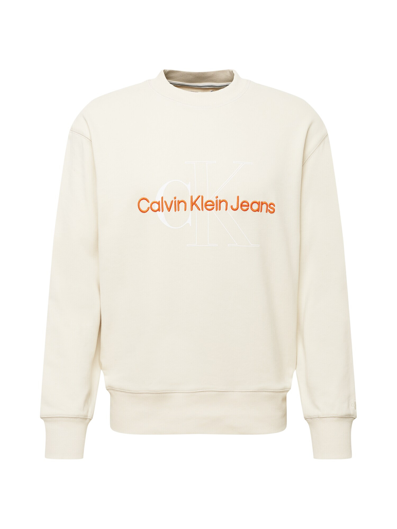 Calvin Klein Jeans Majica kremna / oranžna / bela - Pepit.si