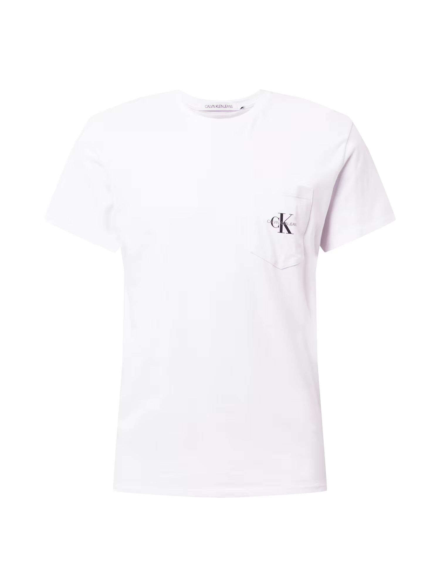 Calvin Klein Jeans Majica 'MONOGRAM POCKET TEE' bela - Pepit.si