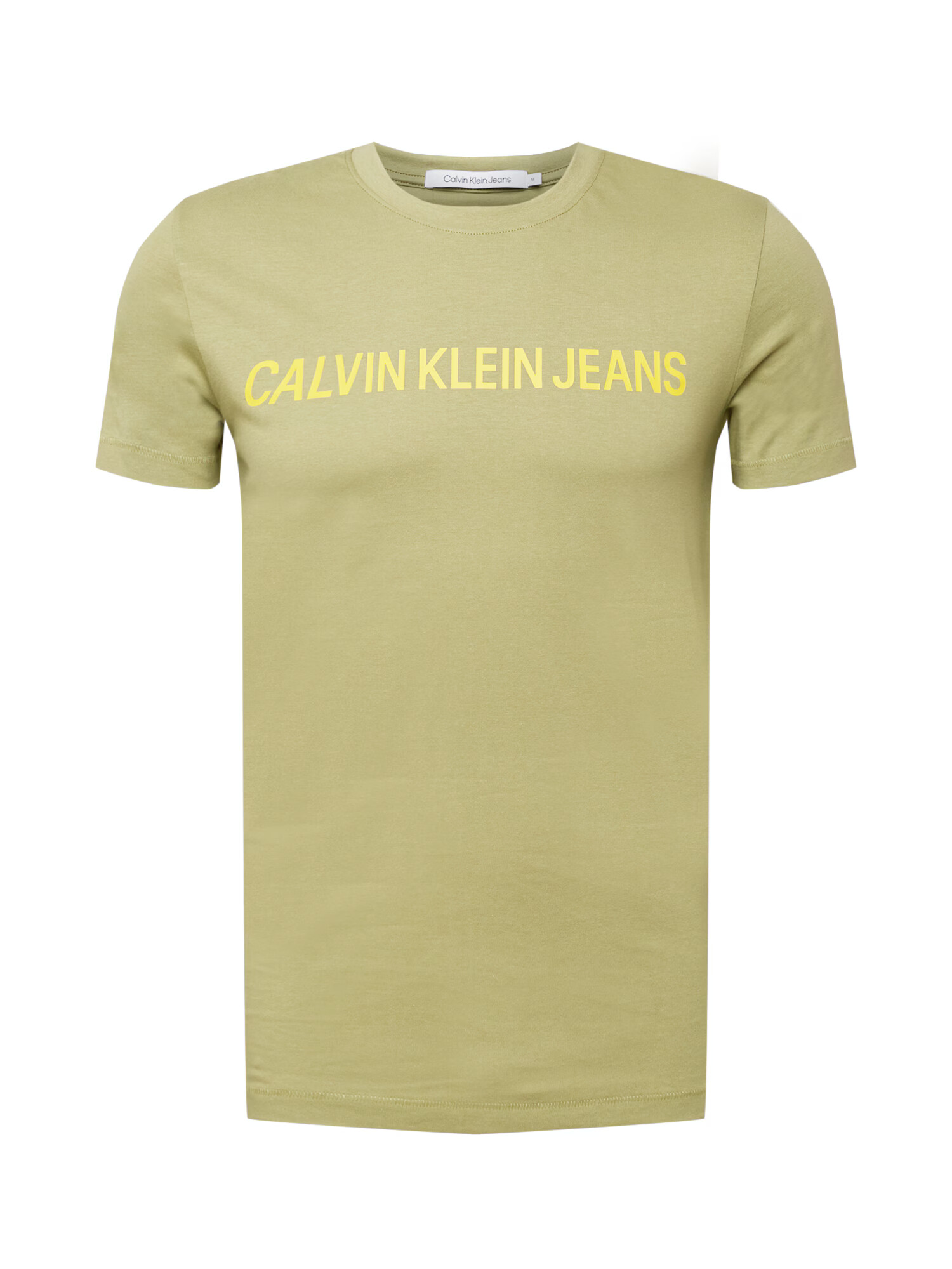 Calvin Klein Jeans Majica oliva / svetlo rumena - Pepit.si