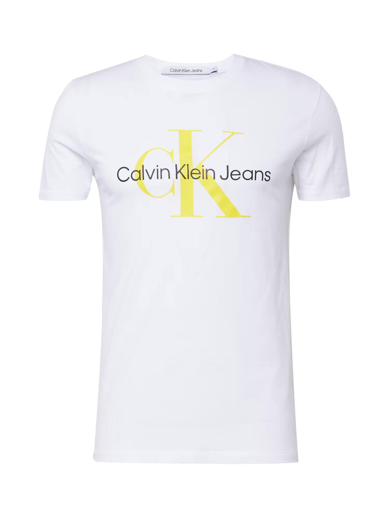 Calvin Klein Jeans Majica rumena / črna / bela - Pepit.si