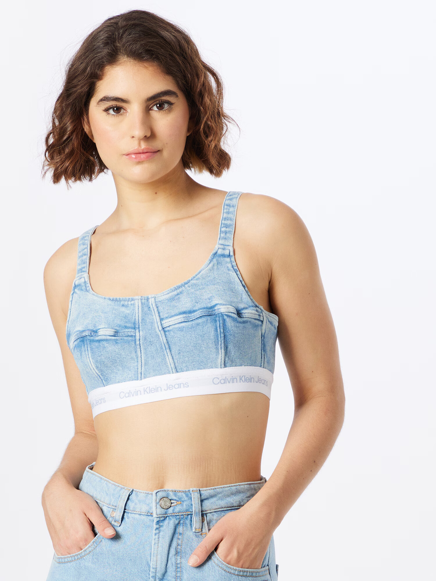 Calvin Klein Jeans Top moder denim - Pepit.si