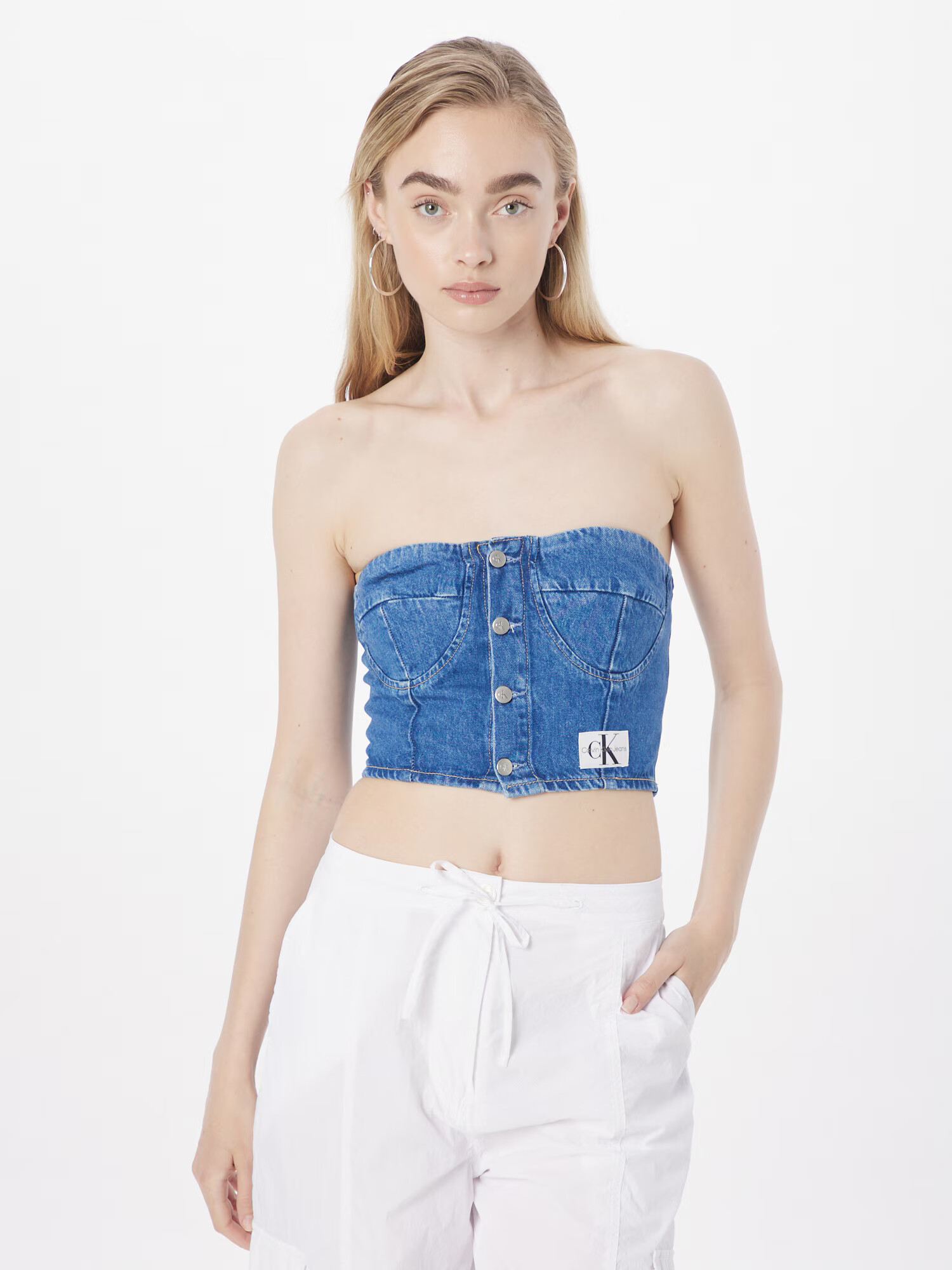 Calvin Klein Jeans Top moder denim - Pepit.si