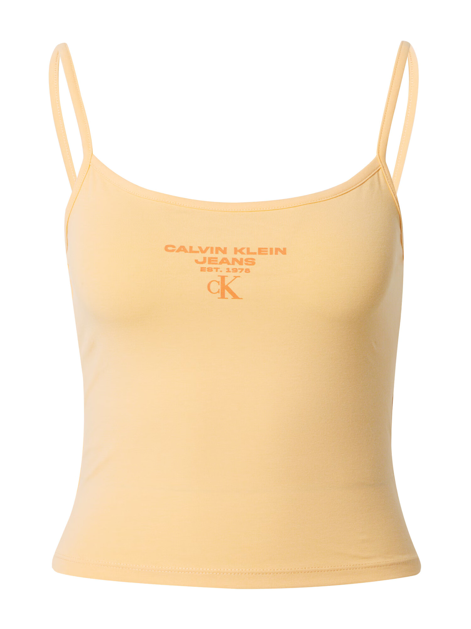 Calvin Klein Jeans Top oranžna / marelica - Pepit.si