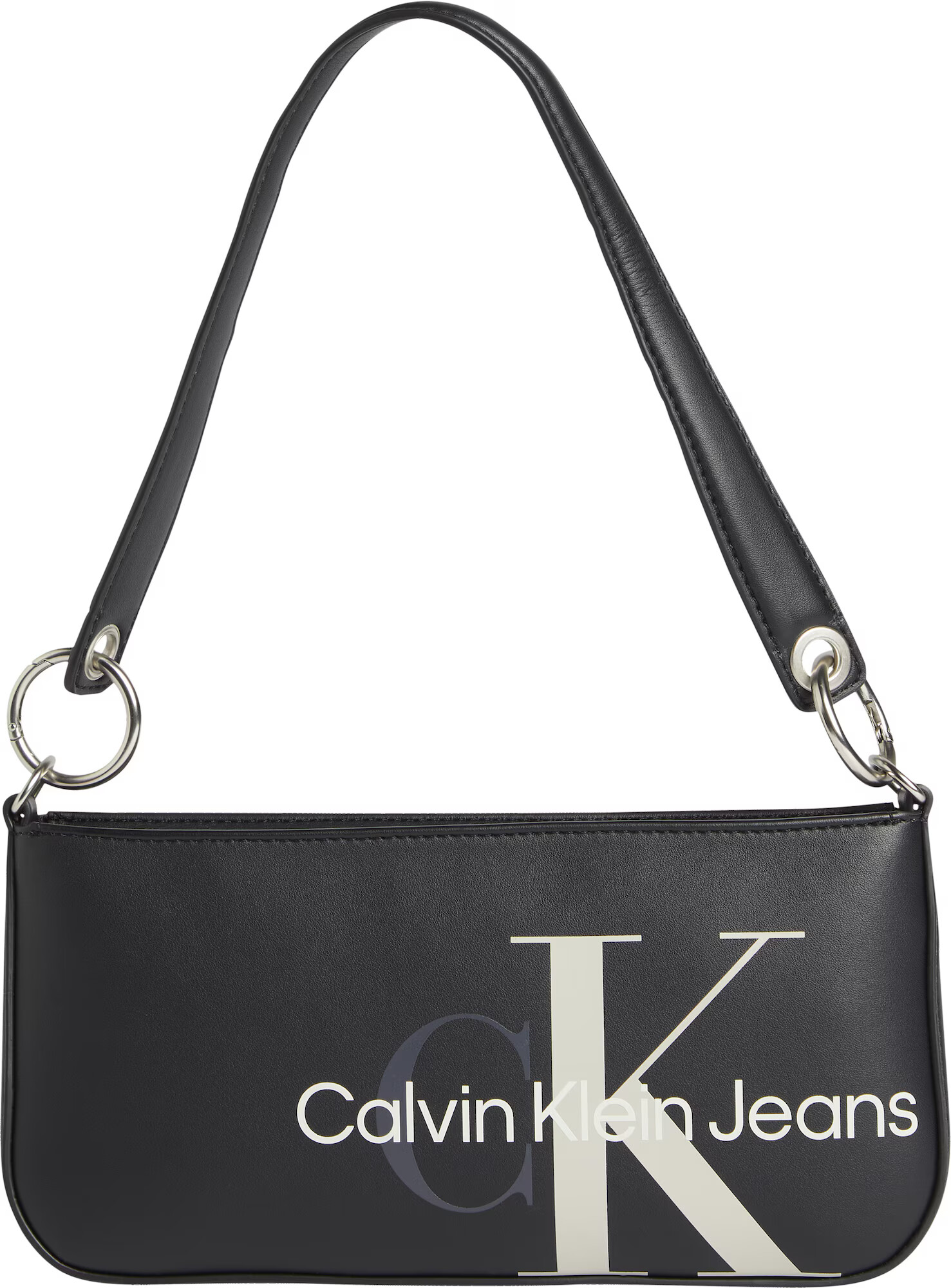 Calvin Klein Jeans Torba za čez ramo črna / bela - Pepit.si