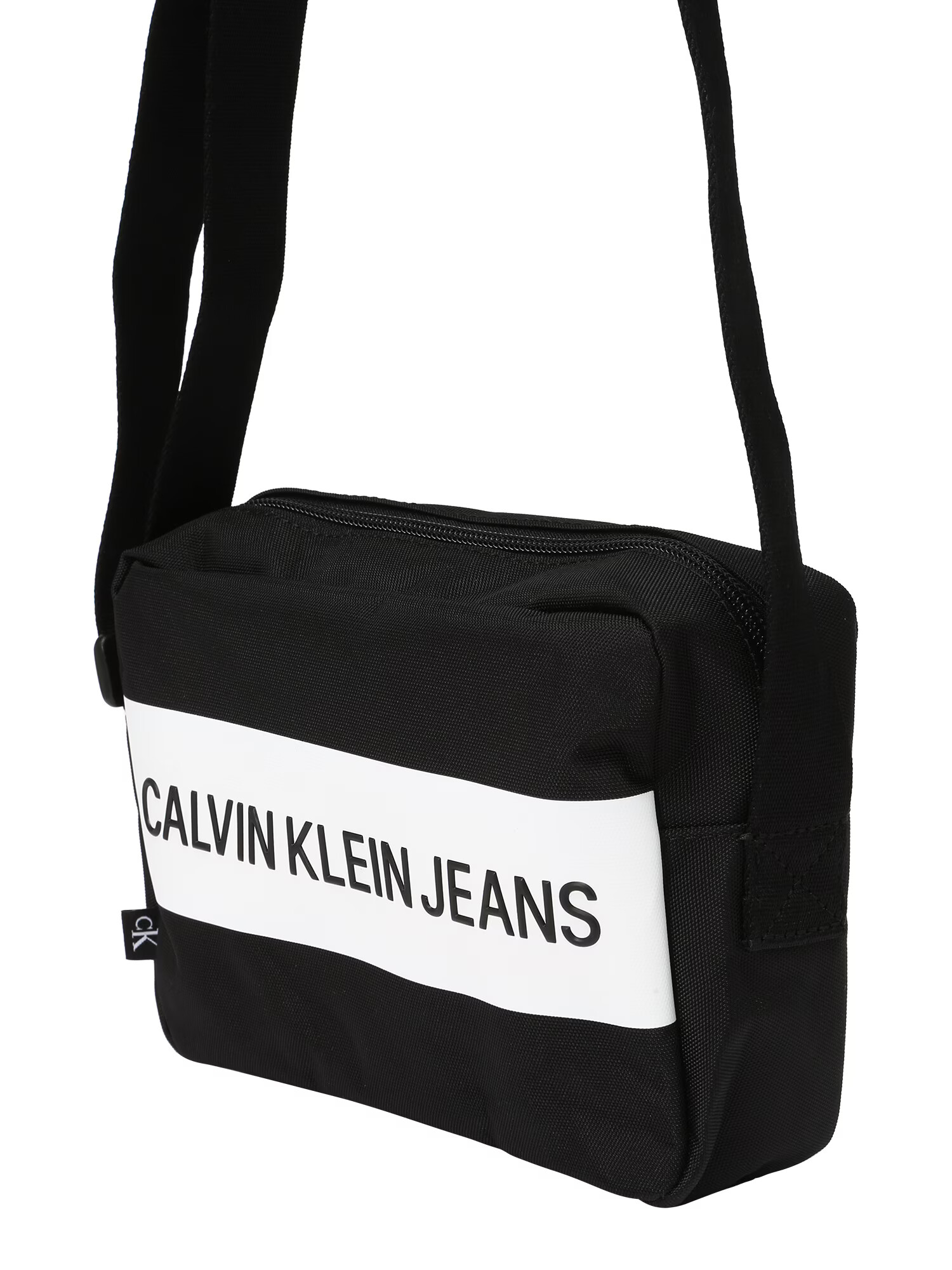 Calvin Klein Jeans Torba za čez ramo črna / bela - Pepit.si