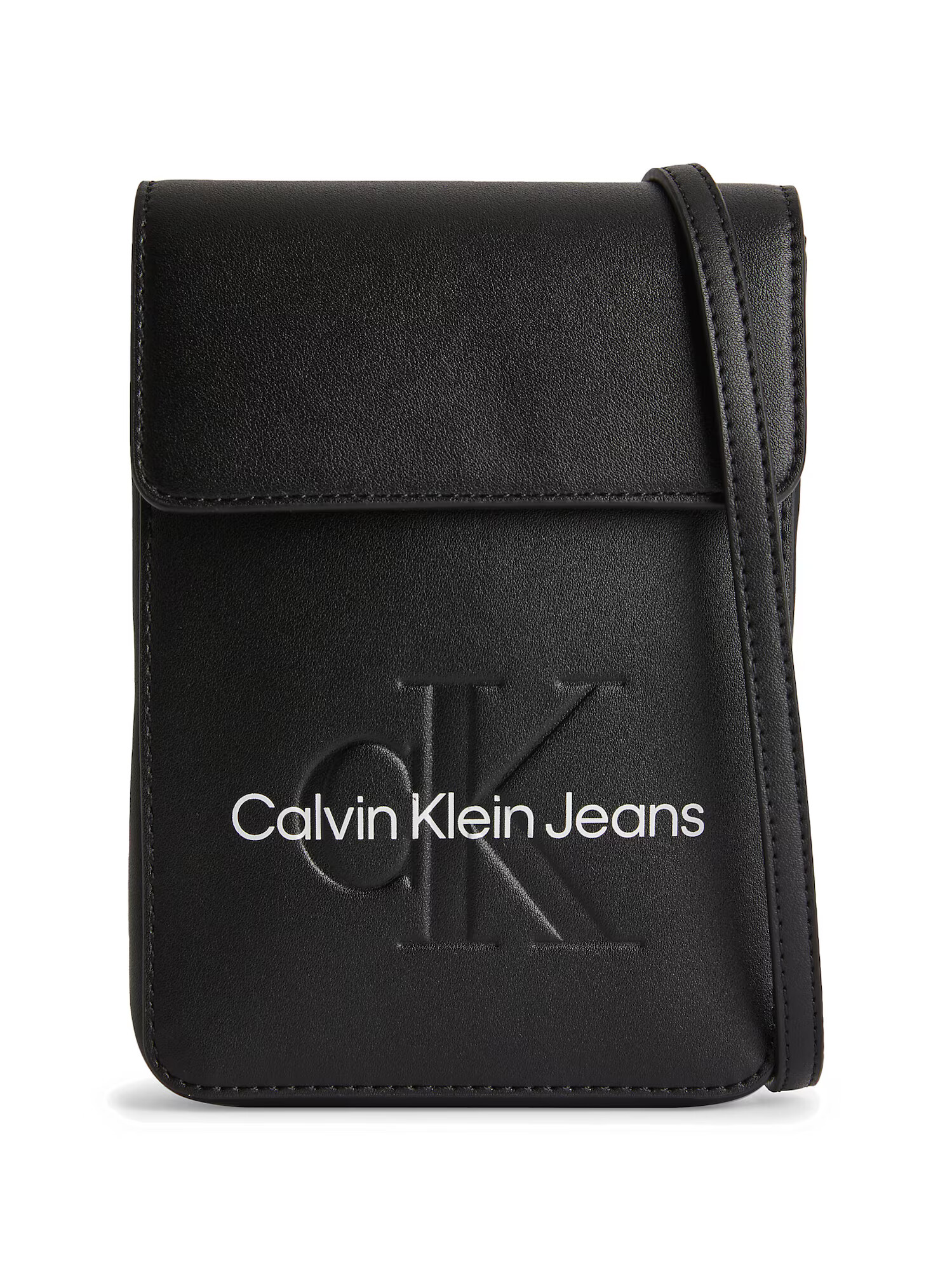 Calvin Klein Jeans Torba za čez ramo črna / bela - Pepit.si