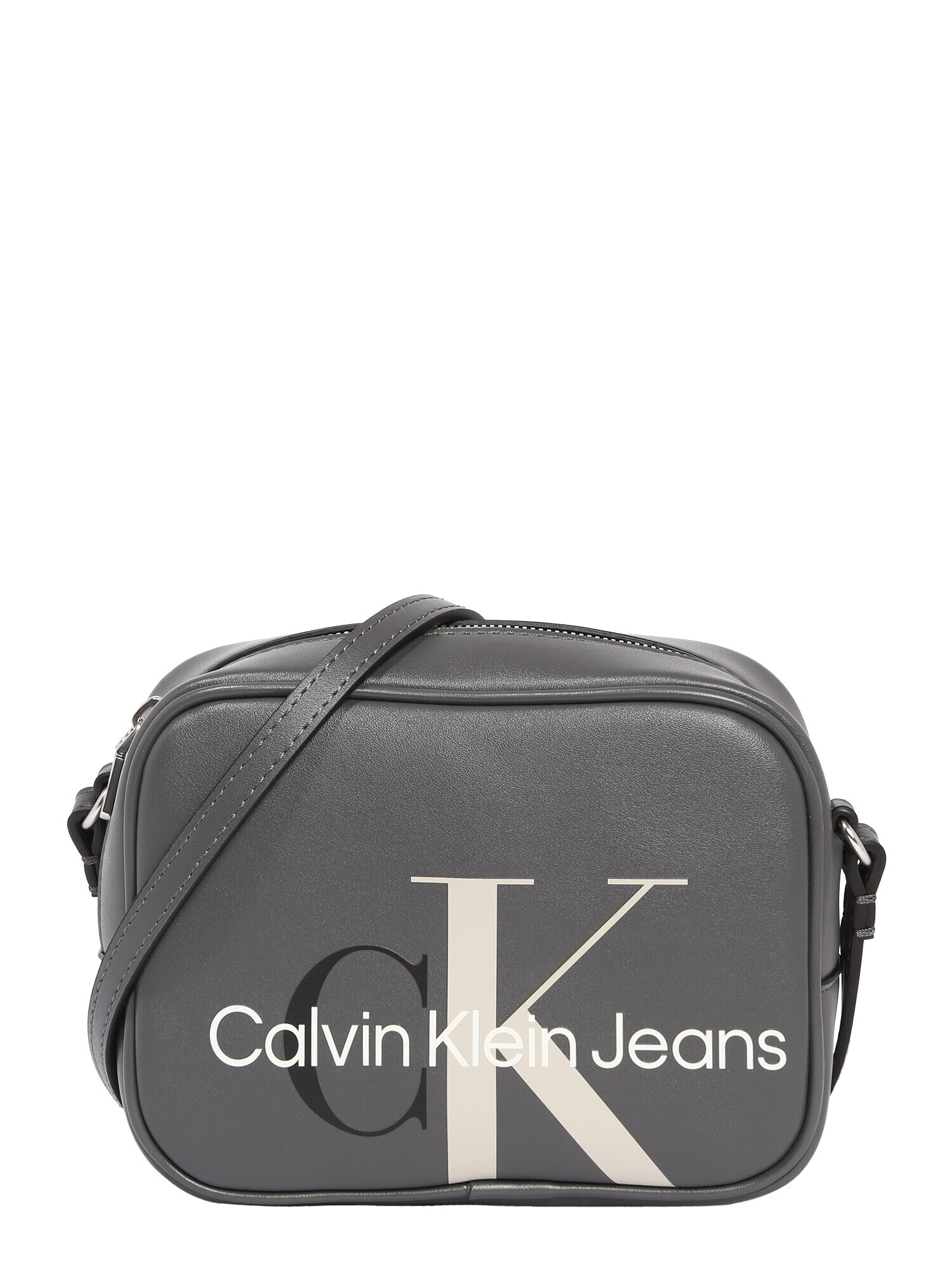 Calvin Klein Jeans Torba za čez ramo temno siva / svetlo siva / bela / črna - Pepit.si