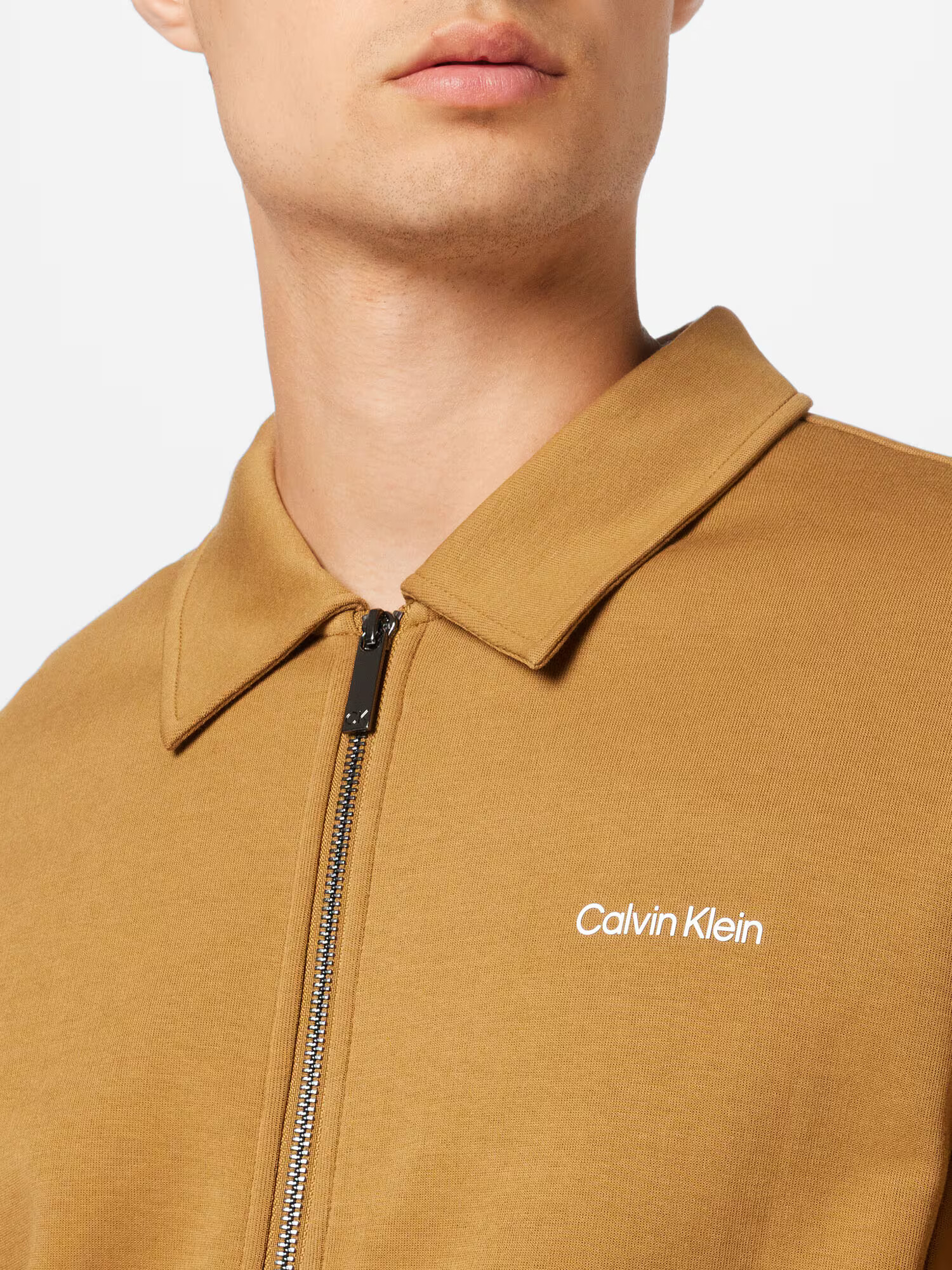 Calvin Klein Jopa na zadrgo temno bež - Pepit.si