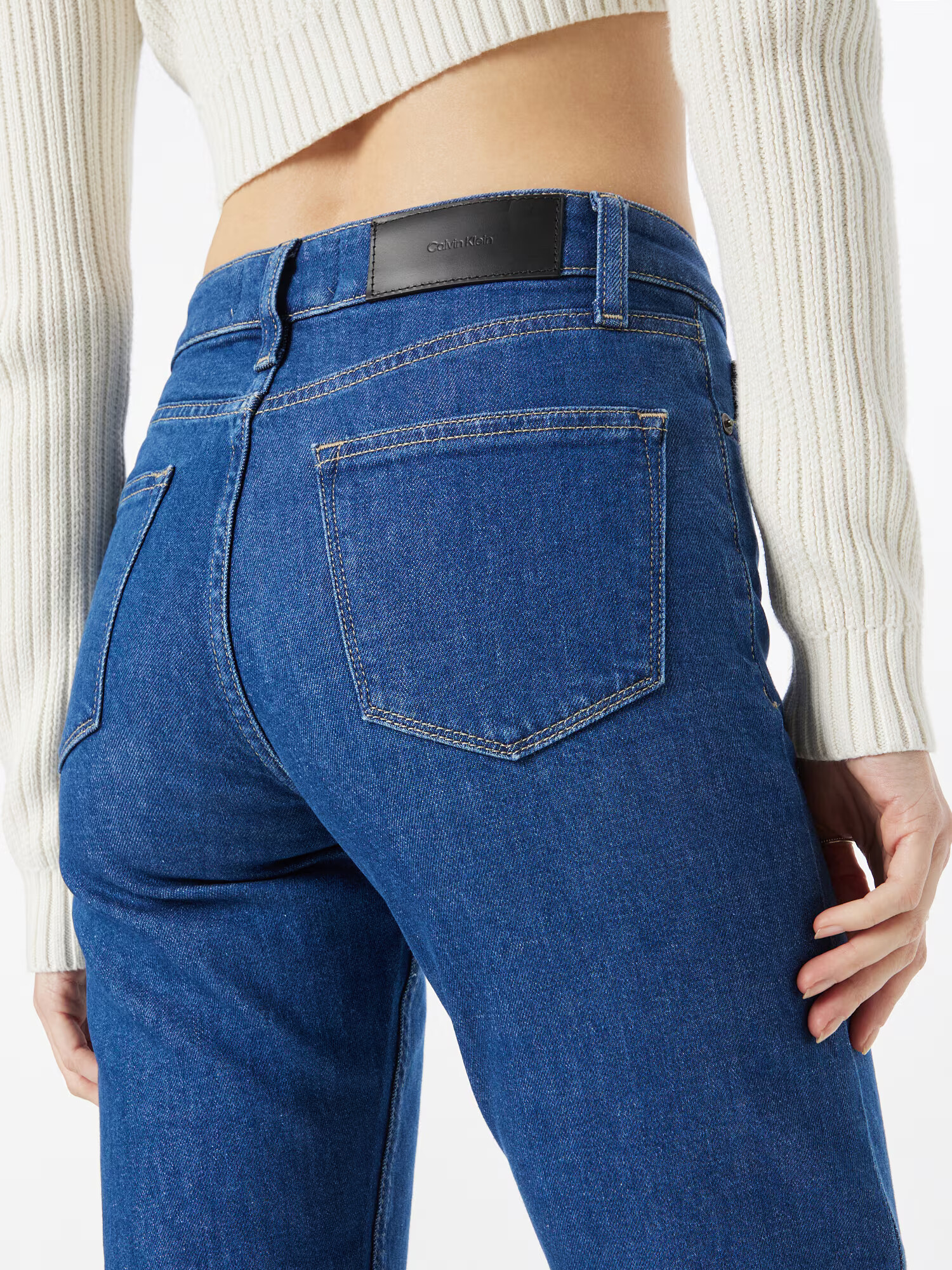 Calvin Klein Kavbojke moder denim - Pepit.si