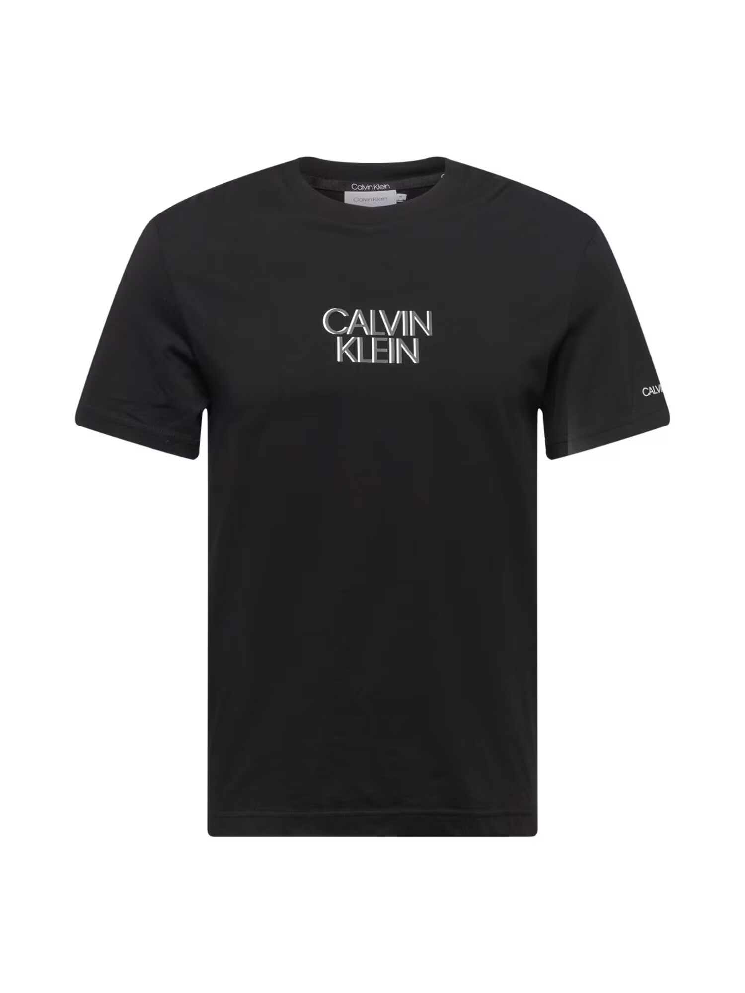 Calvin Klein Majica črna / siva / bela - Pepit.si