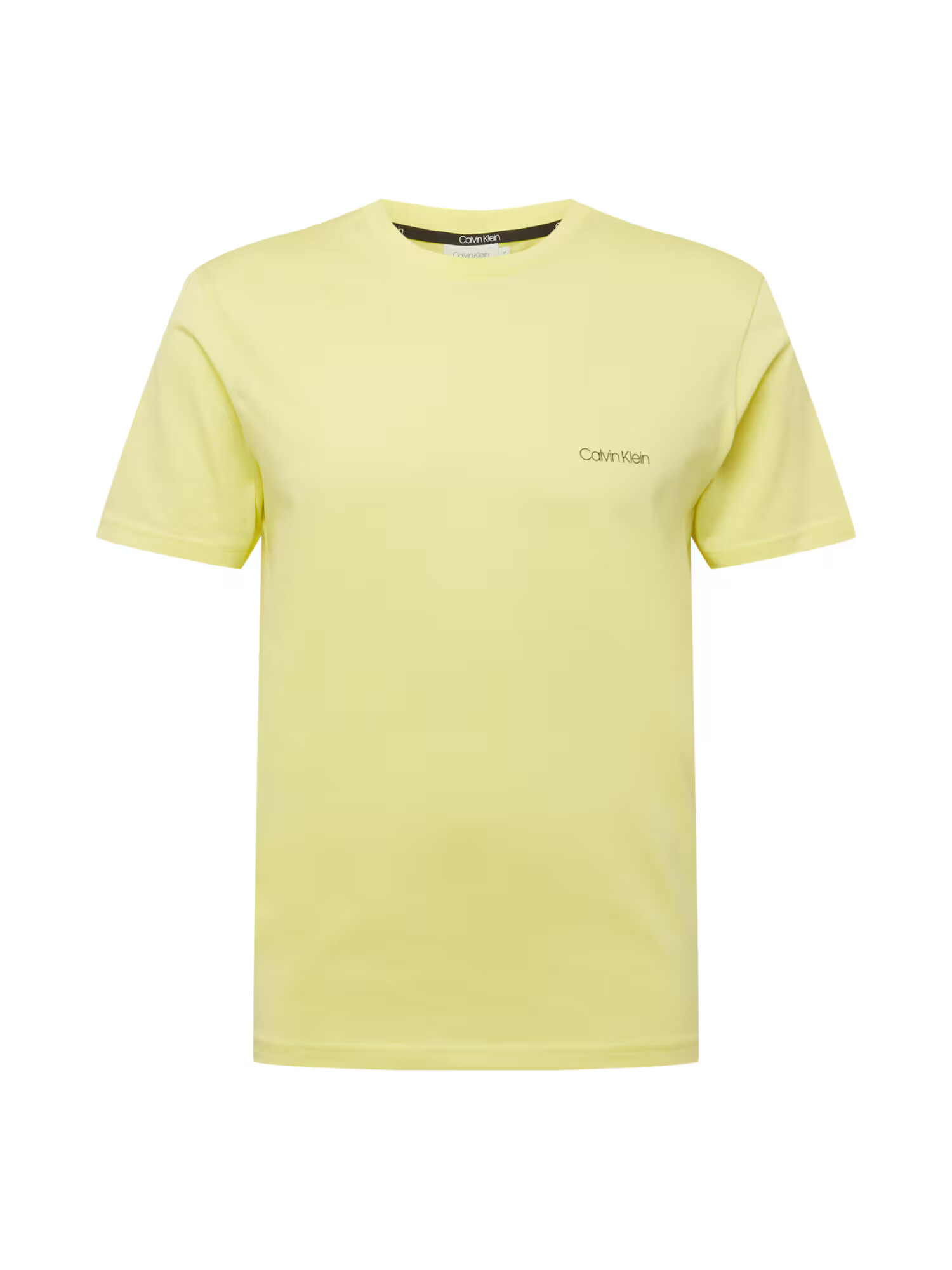 Calvin Klein Majica limonino-rumena / črna - Pepit.si