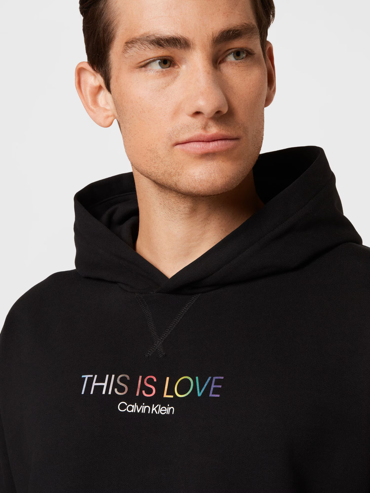 Calvin Klein Majica 'PRIDE LOVE' mešane barve / črna - Pepit.si