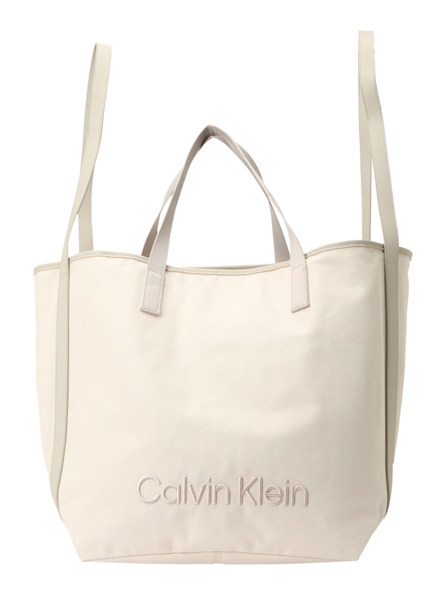 Calvin Klein Nakupovalna torba kremna - Pepit.si