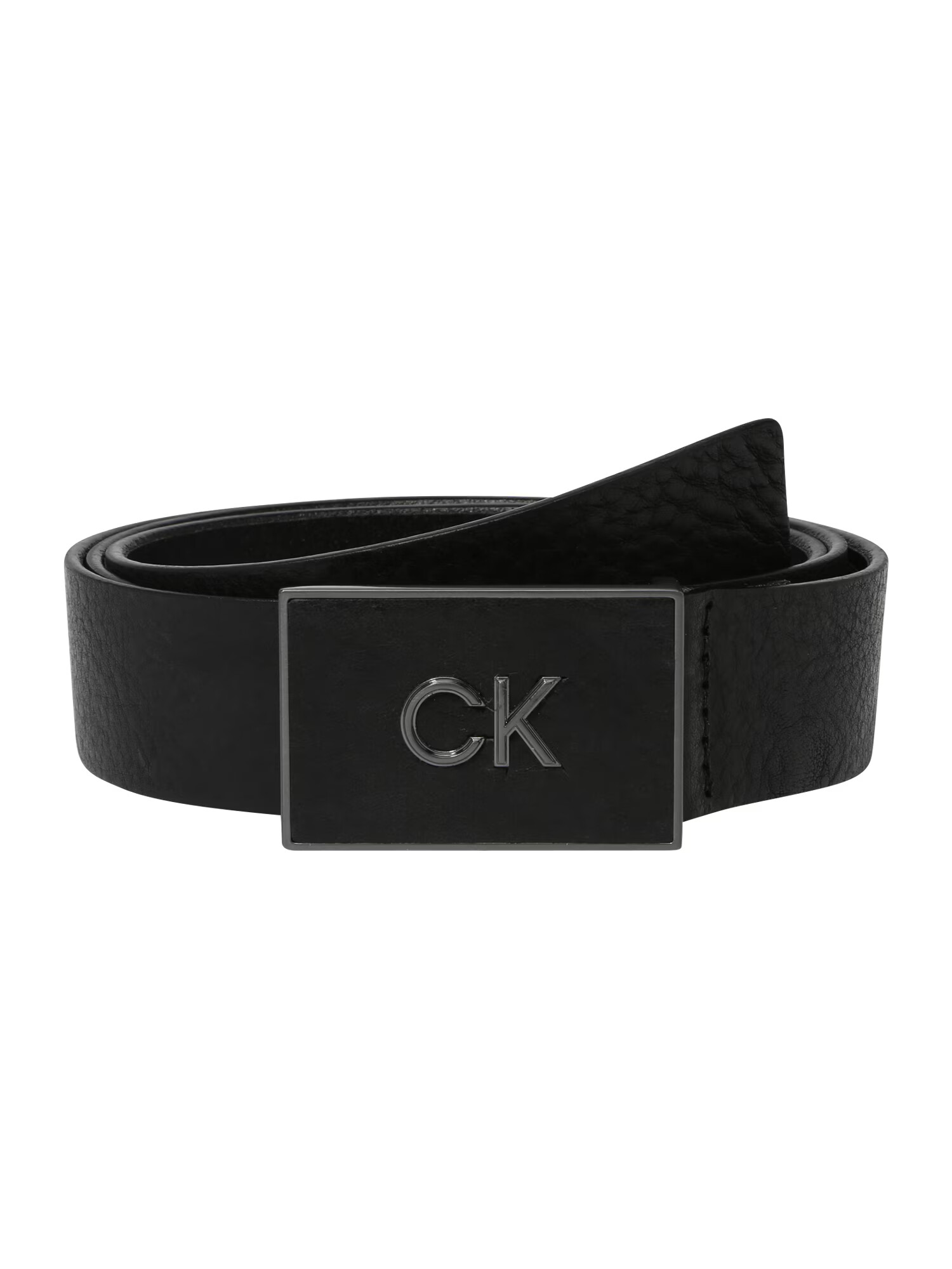 Calvin Klein Pas 'Plaque' črna - Pepit.si