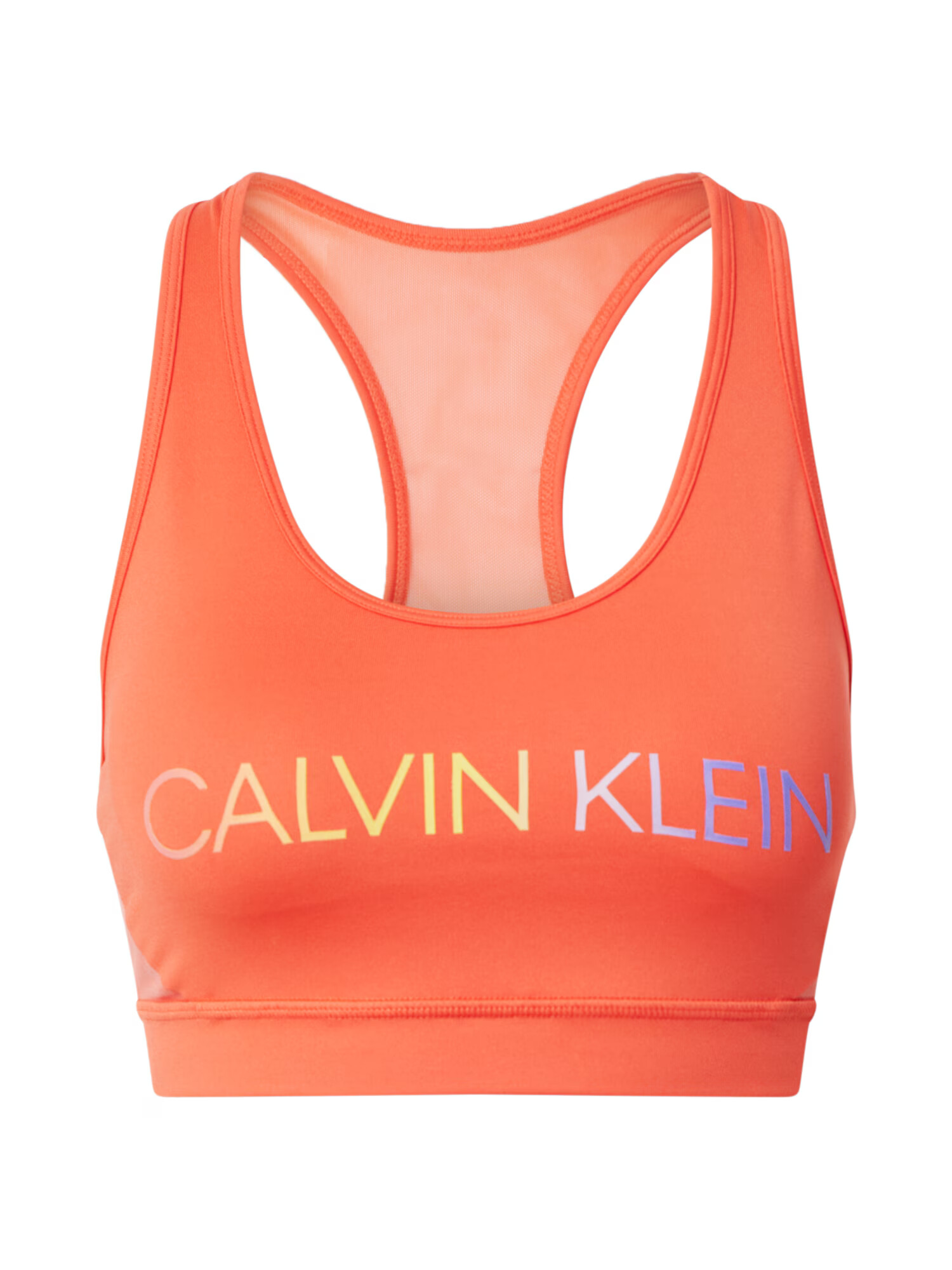 Calvin Klein Performance Športni nederček temno oranžna / azur / nebeško modra / rumena - Pepit.si