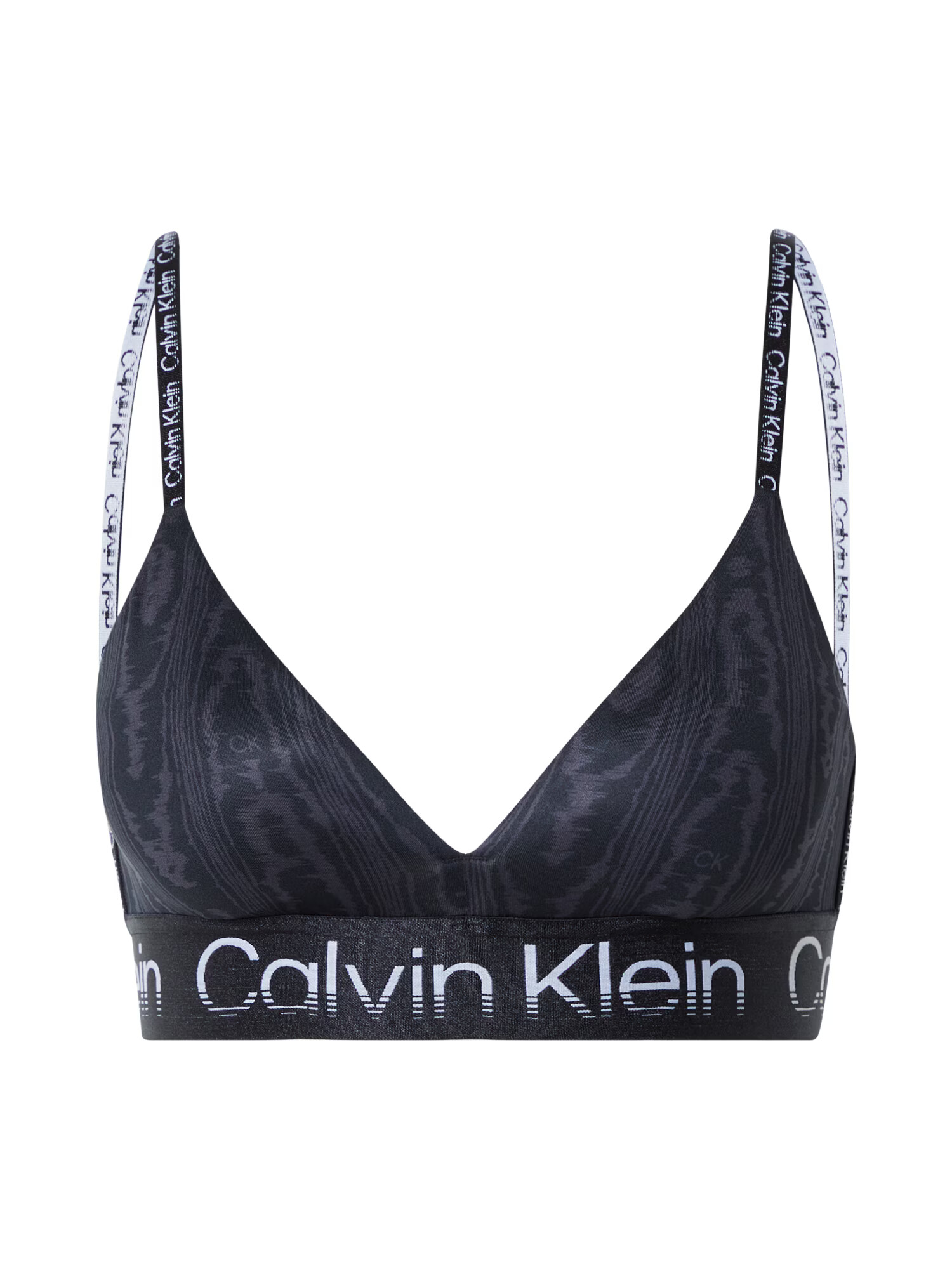 Calvin Klein Performance Športni nederček temno siva / črna / bela - Pepit.si