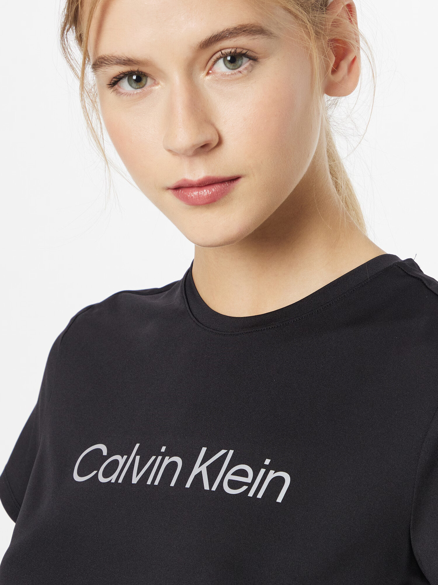 Calvin Klein Sport Majica črna / bela - Pepit.si