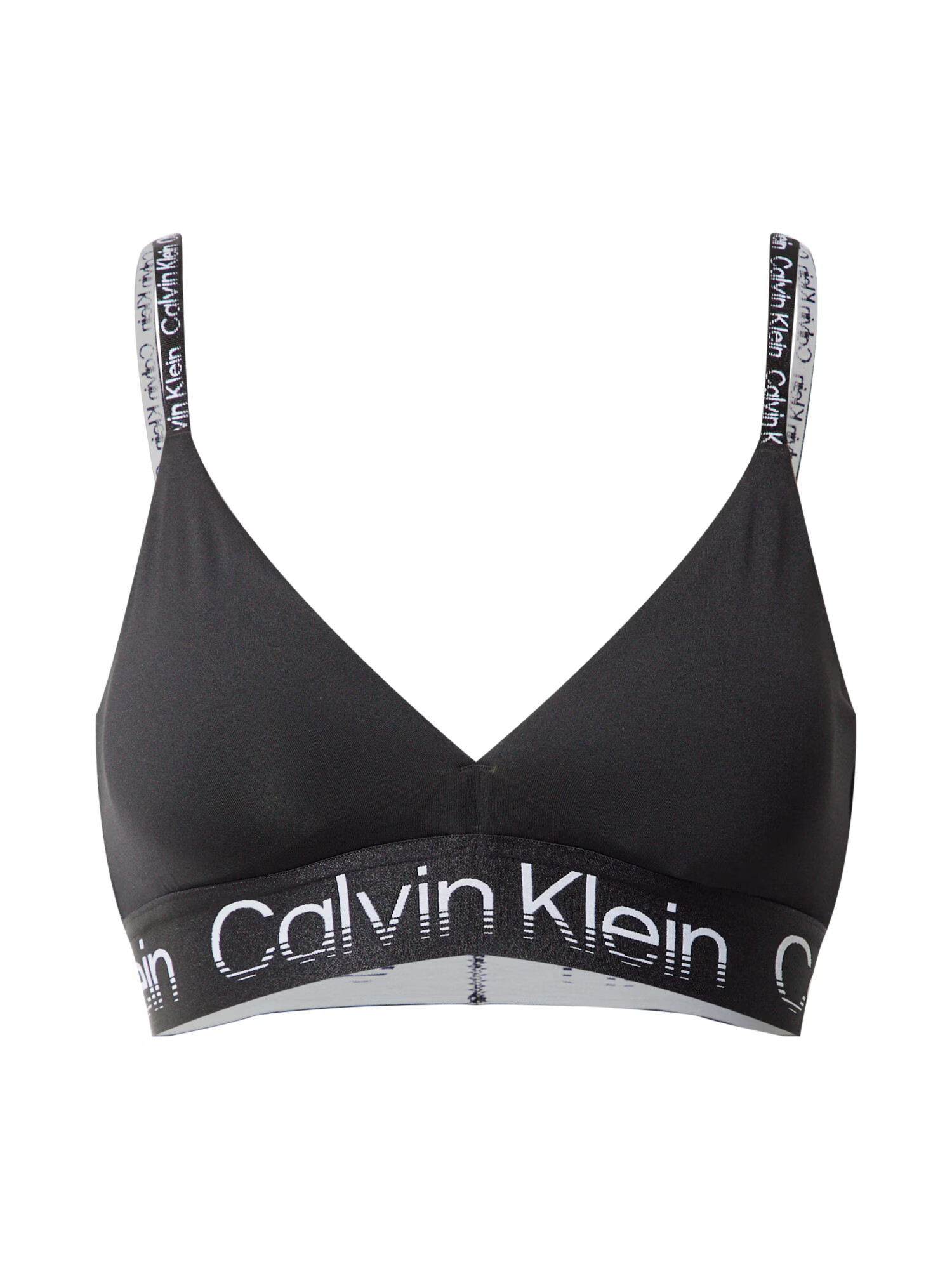 Calvin Klein Sport Športni nederček črna / bela - Pepit.si