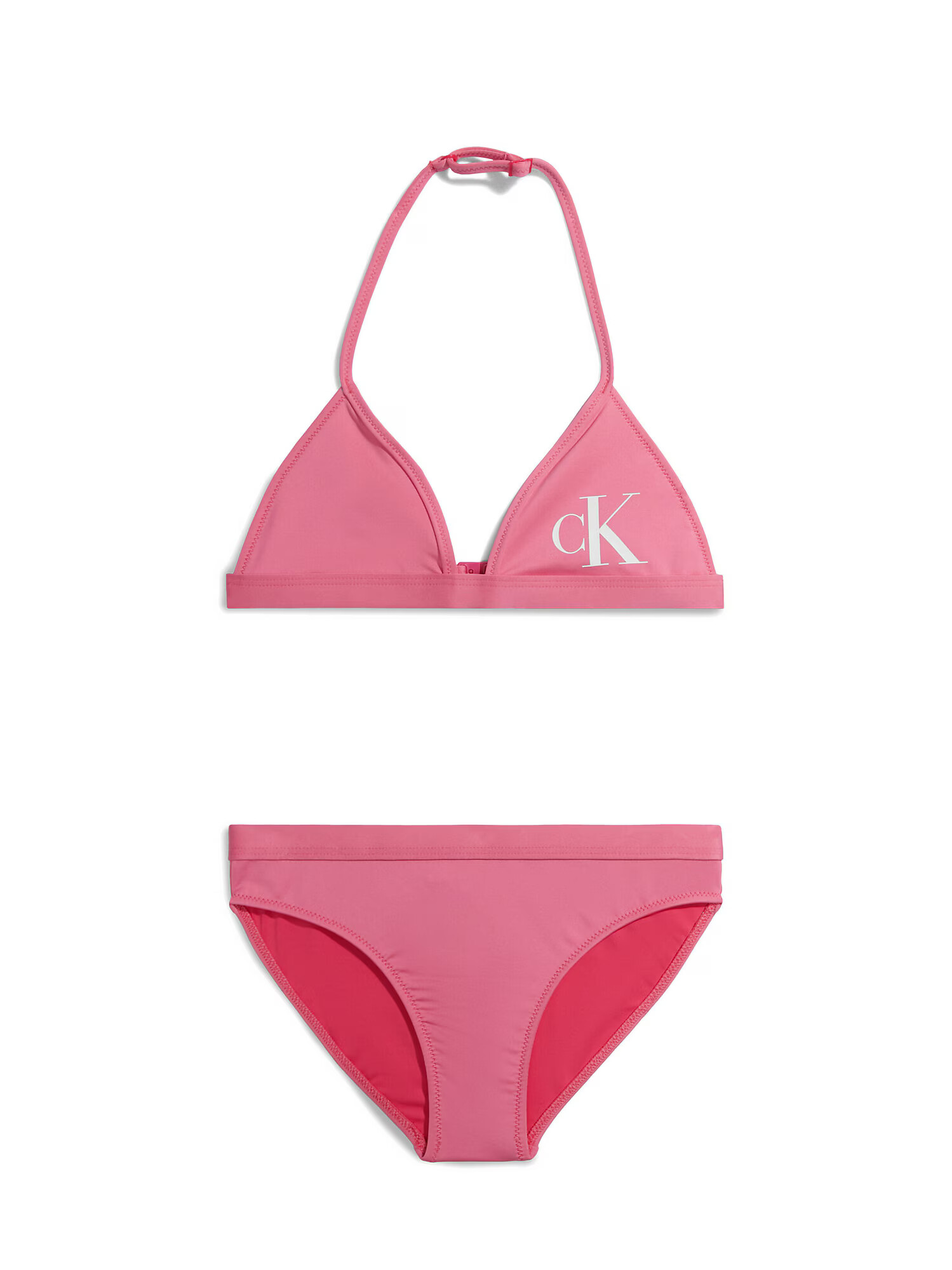 Calvin Klein Swimwear Bikini svetlo roza / bela - Pepit.si