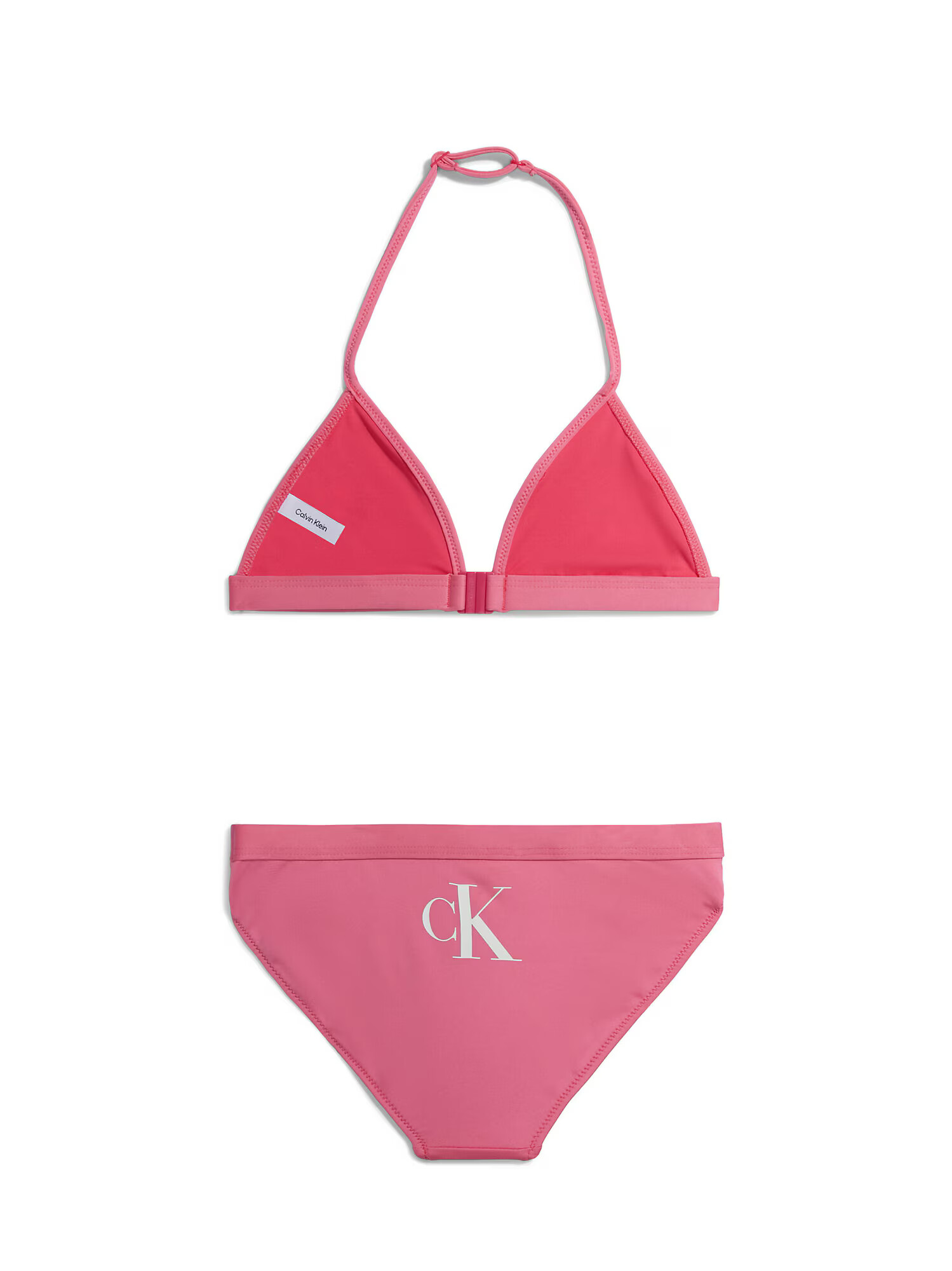 Calvin Klein Swimwear Bikini svetlo roza / bela - Pepit.si