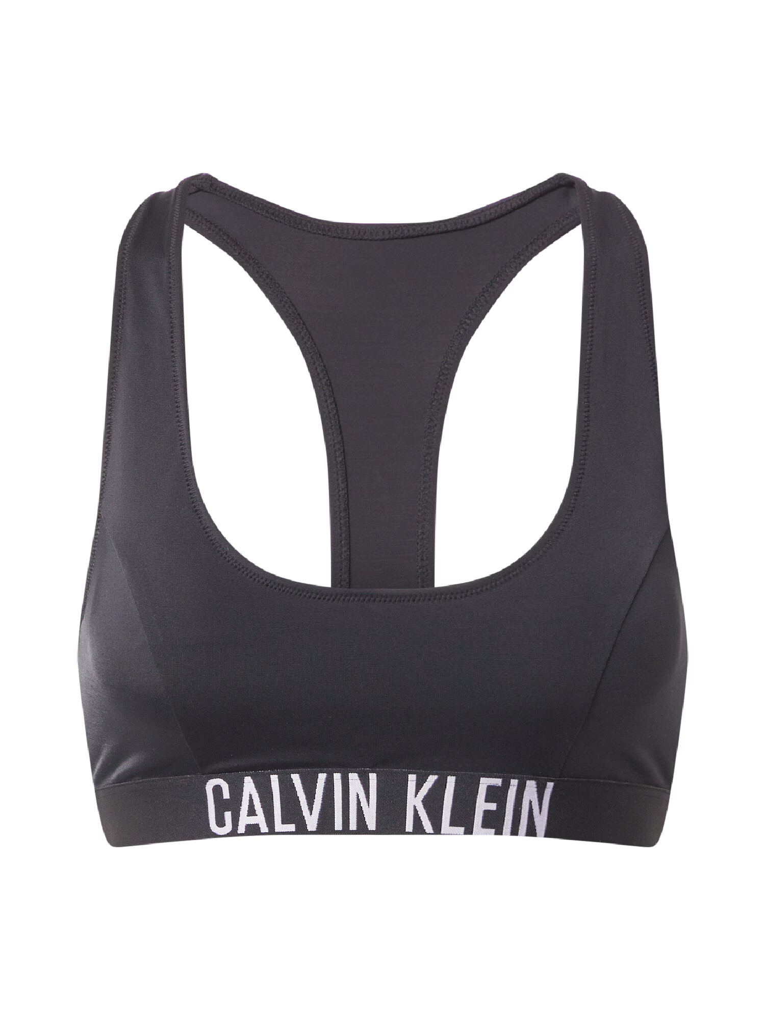 Calvin Klein Swimwear Bikini zgornji del črna / bela - Pepit.si