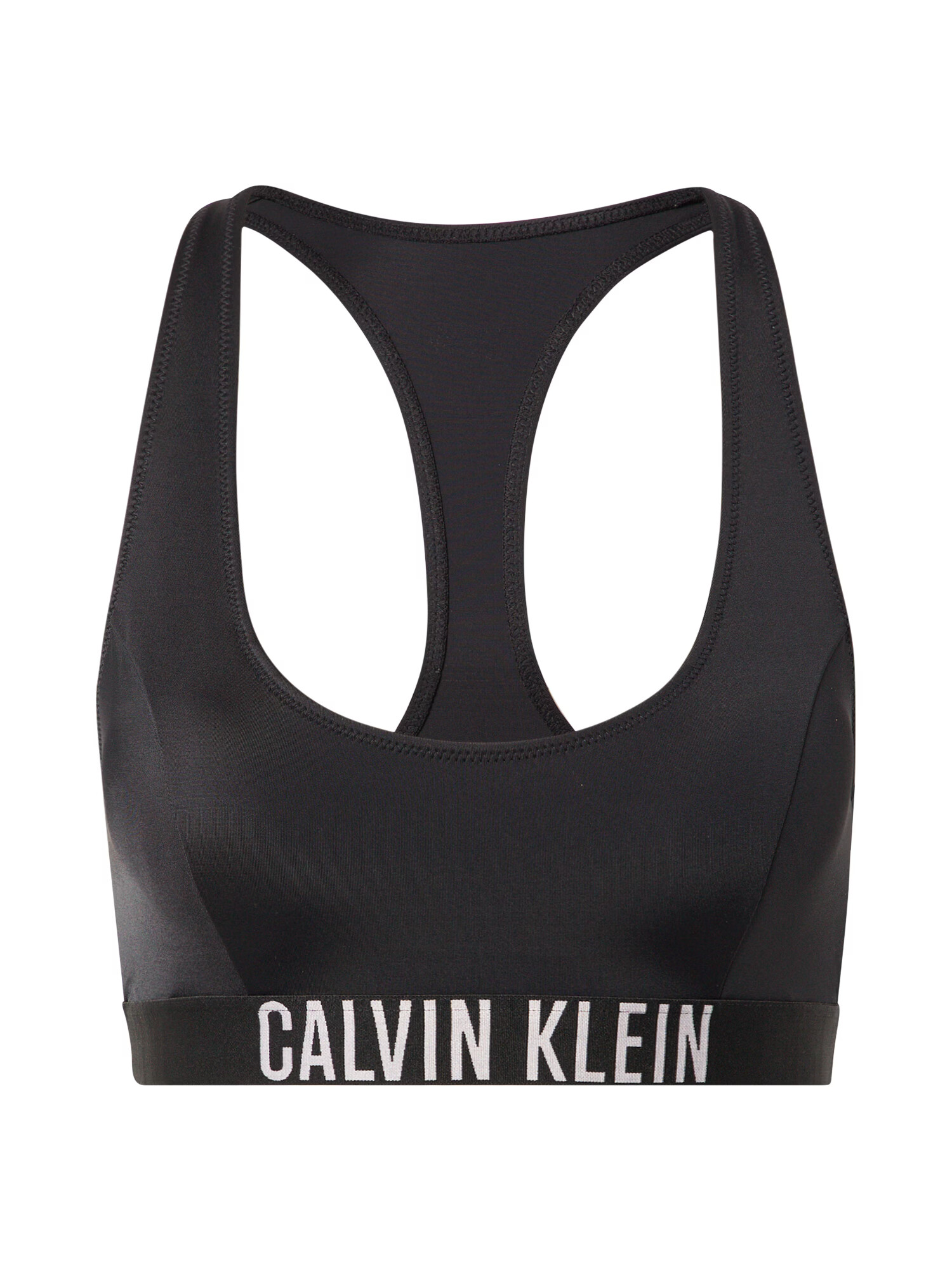 Calvin Klein Swimwear Bikini zgornji del črna / bela - Pepit.si