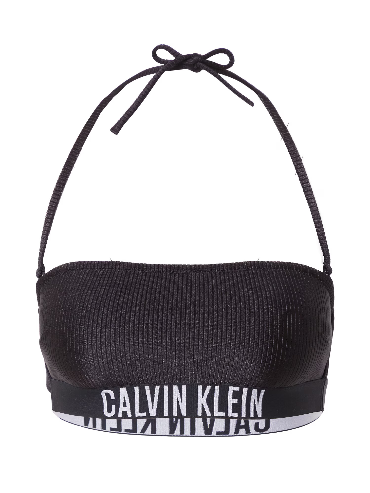 Calvin Klein Swimwear Bikini zgornji del črna / bela - Pepit.si