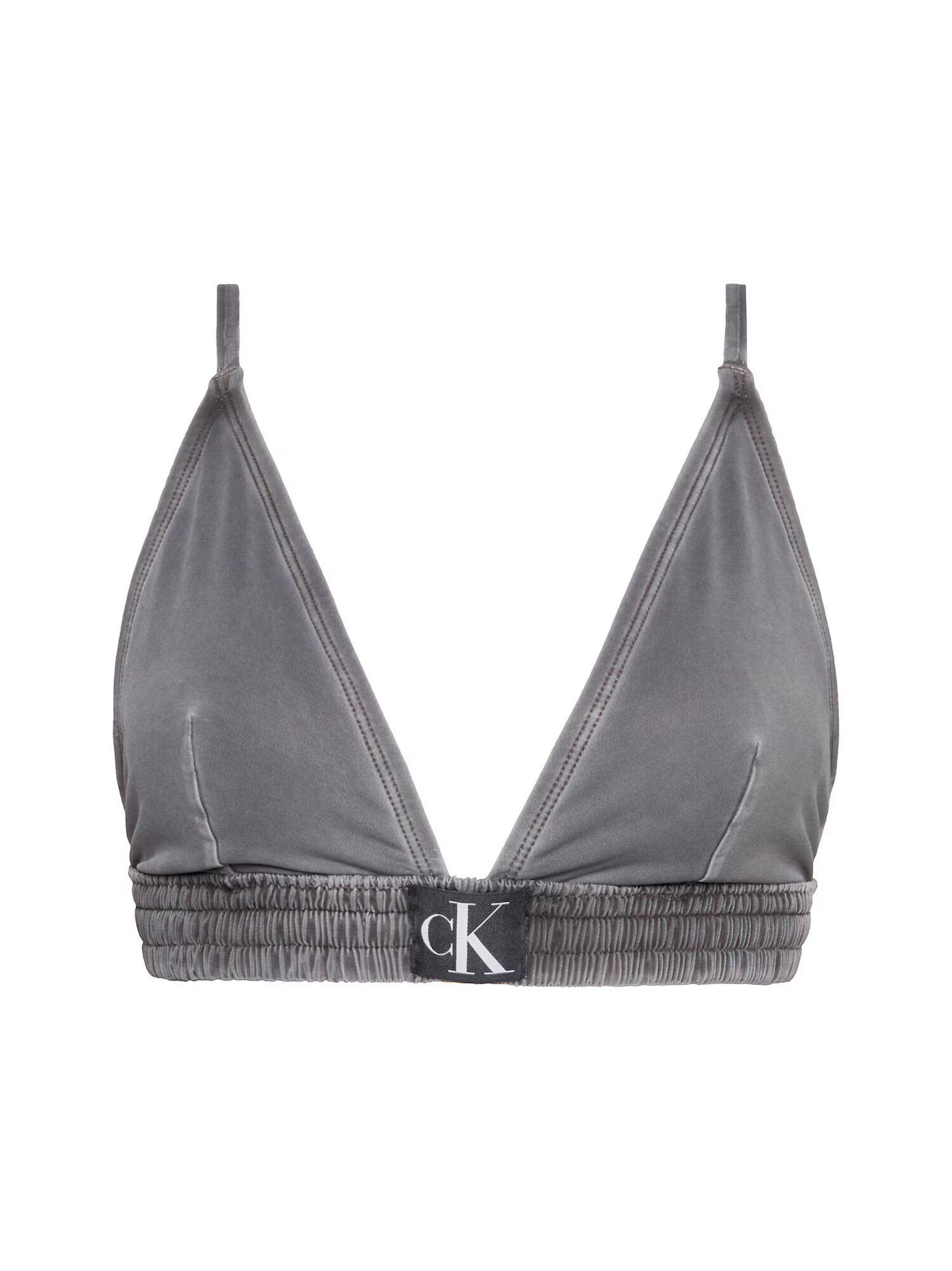 Calvin Klein Swimwear Bikini zgornji del črna / bela - Pepit.si