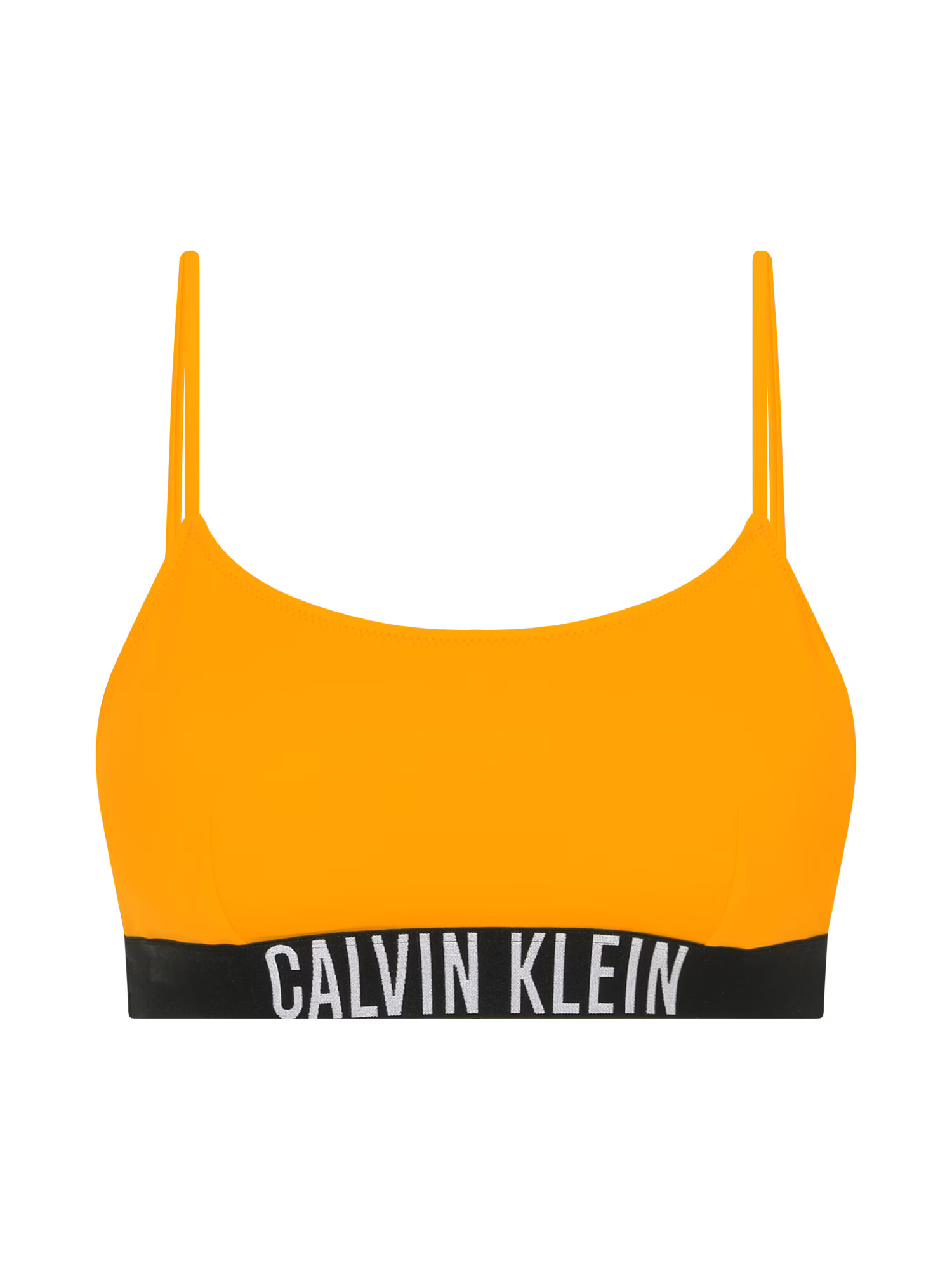 Calvin Klein Swimwear Bikini zgornji del 'Intense Power' oranžna / črna / bela - Pepit.si