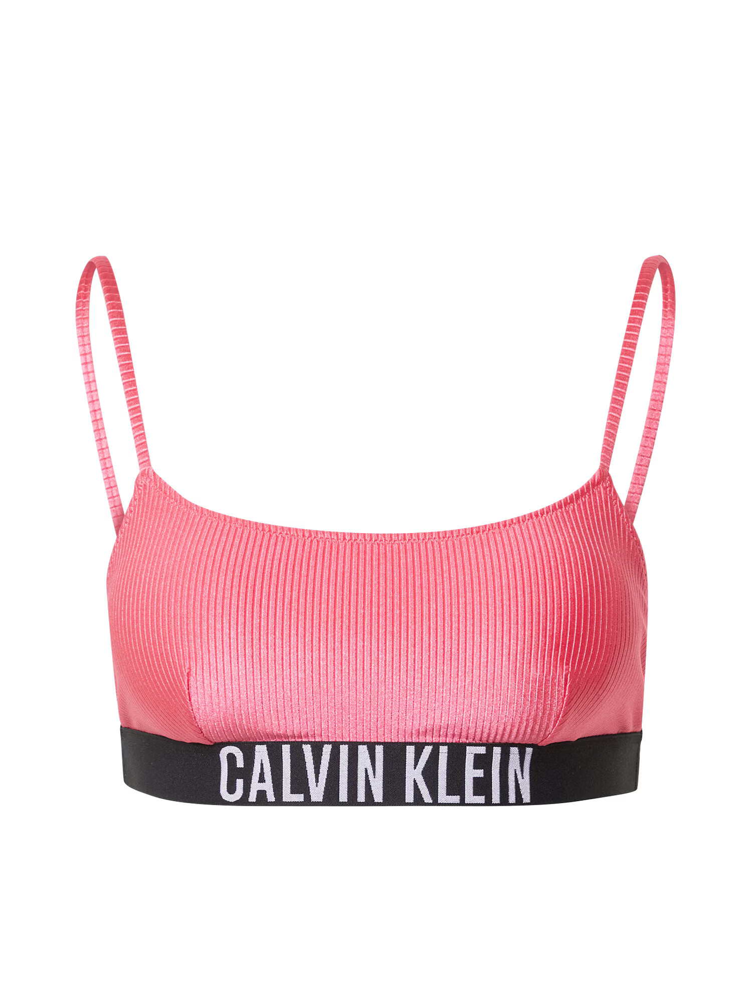 Calvin Klein Swimwear Bikini zgornji del magenta / črna / bela - Pepit.si