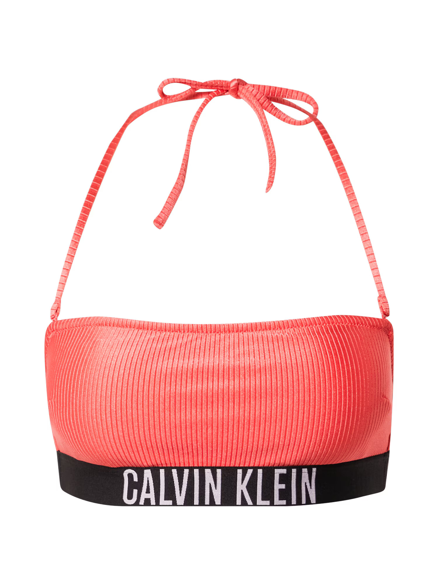 Calvin Klein Swimwear Bikini zgornji del roza / črna / bela - Pepit.si