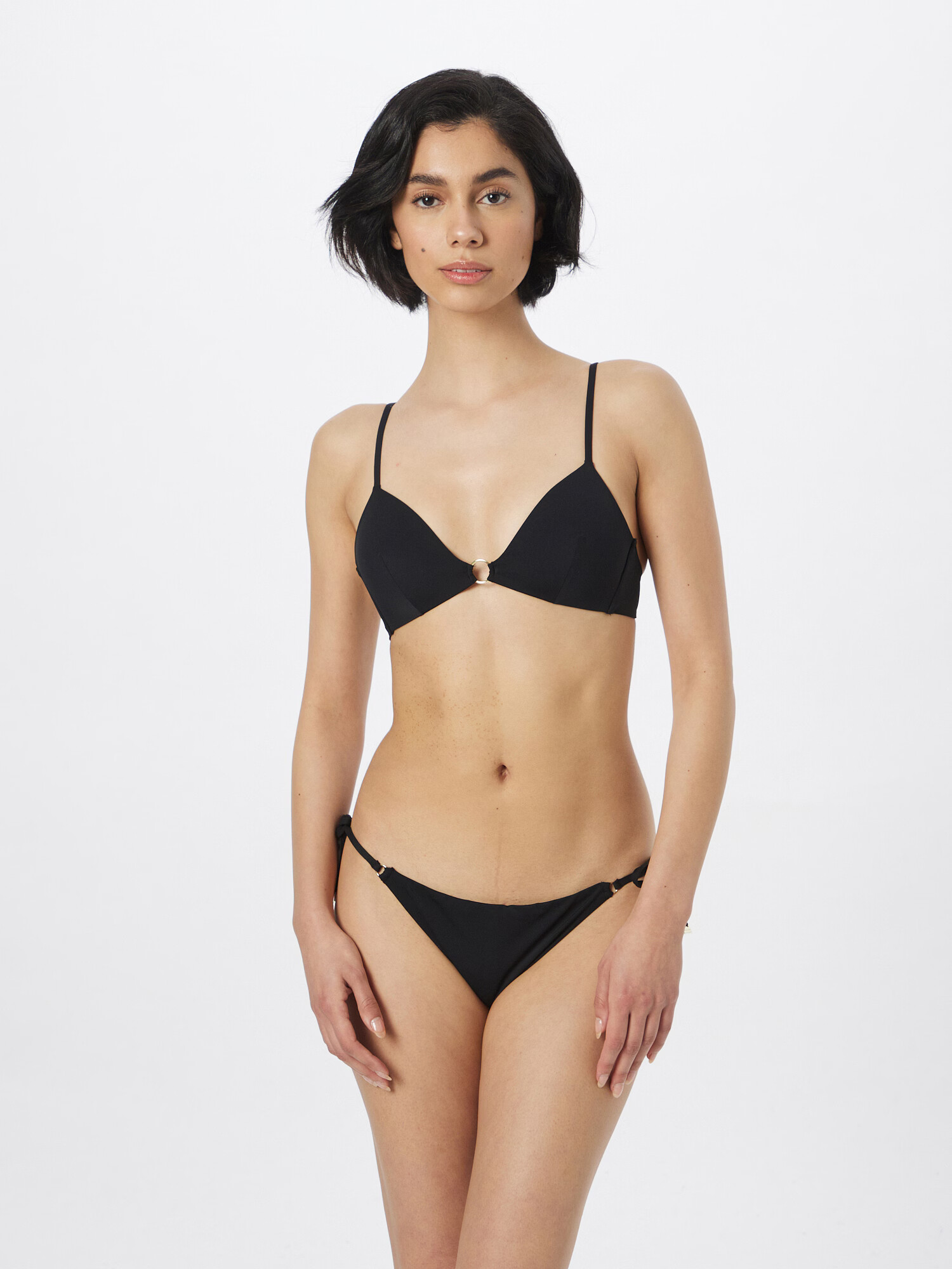 Calvin Klein Swimwear Bikini zgornji del zlata / črna - Pepit.si