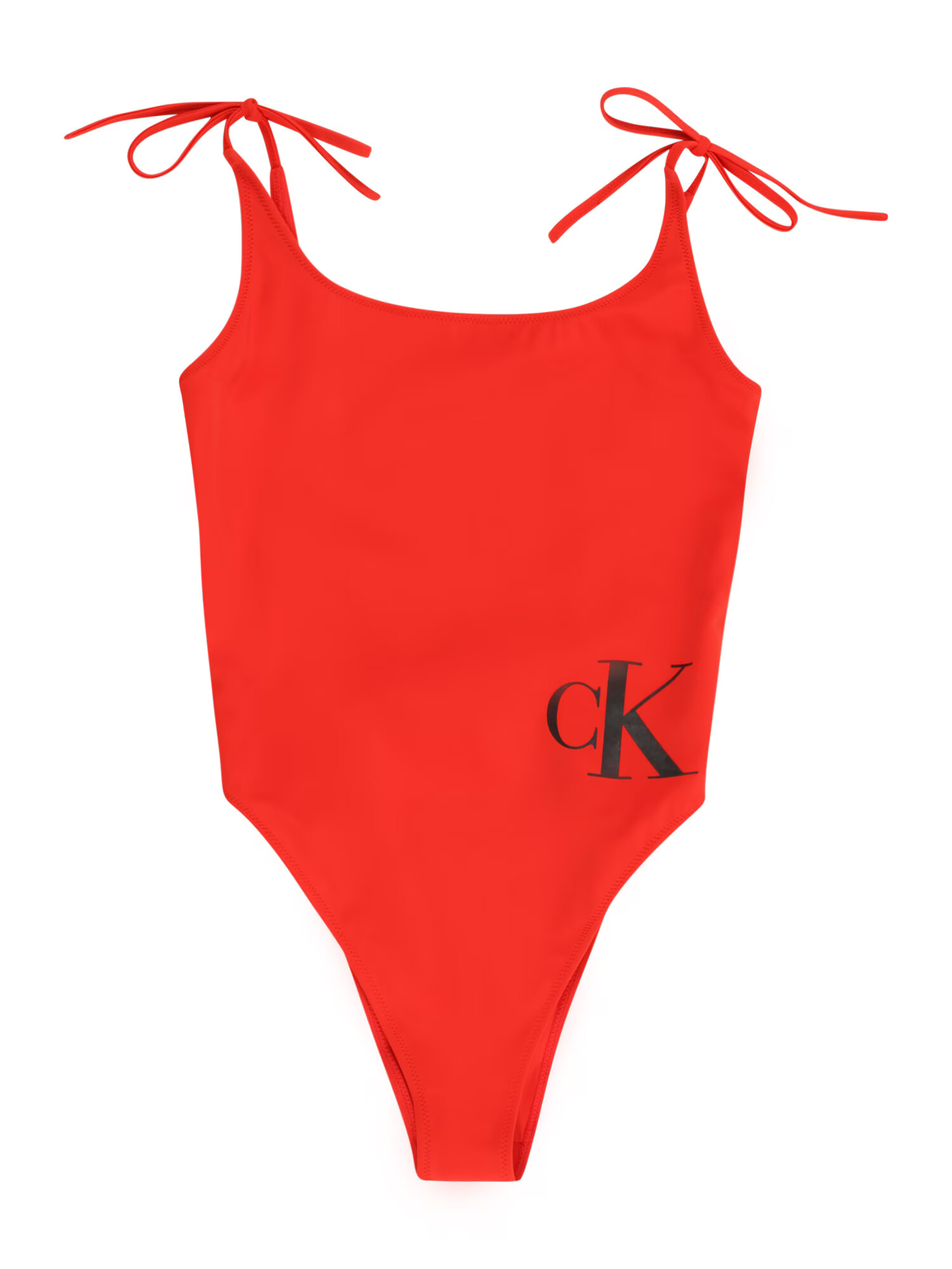 Calvin Klein Swimwear Enodelne kopalke rdeča / črna - Pepit.si