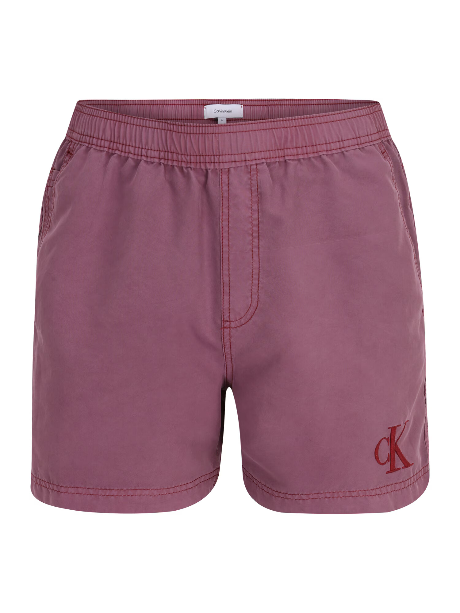 Calvin Klein Swimwear Kratke kopalne hlače 'Authentic' sliva / bordo - Pepit.si