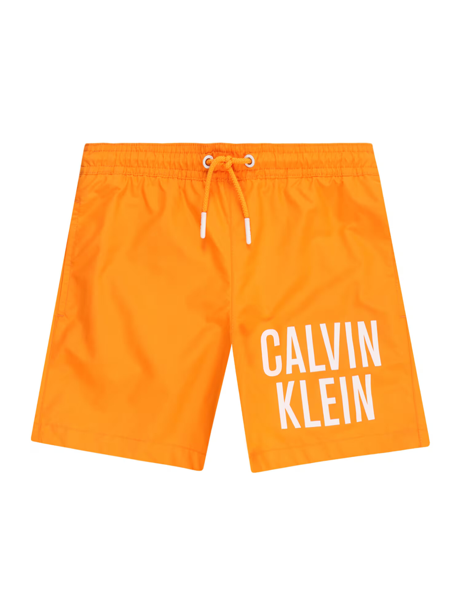 Calvin Klein Swimwear Kratke kopalne hlače 'Intense Power' oranžna / bela - Pepit.si