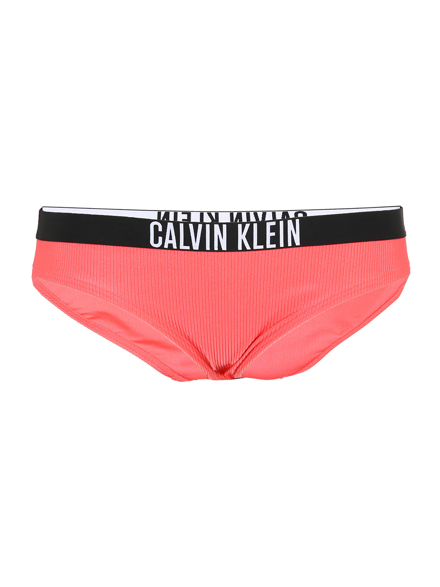 Calvin Klein Swimwear Plus Bikini hlačke marelica / črna / bela - Pepit.si