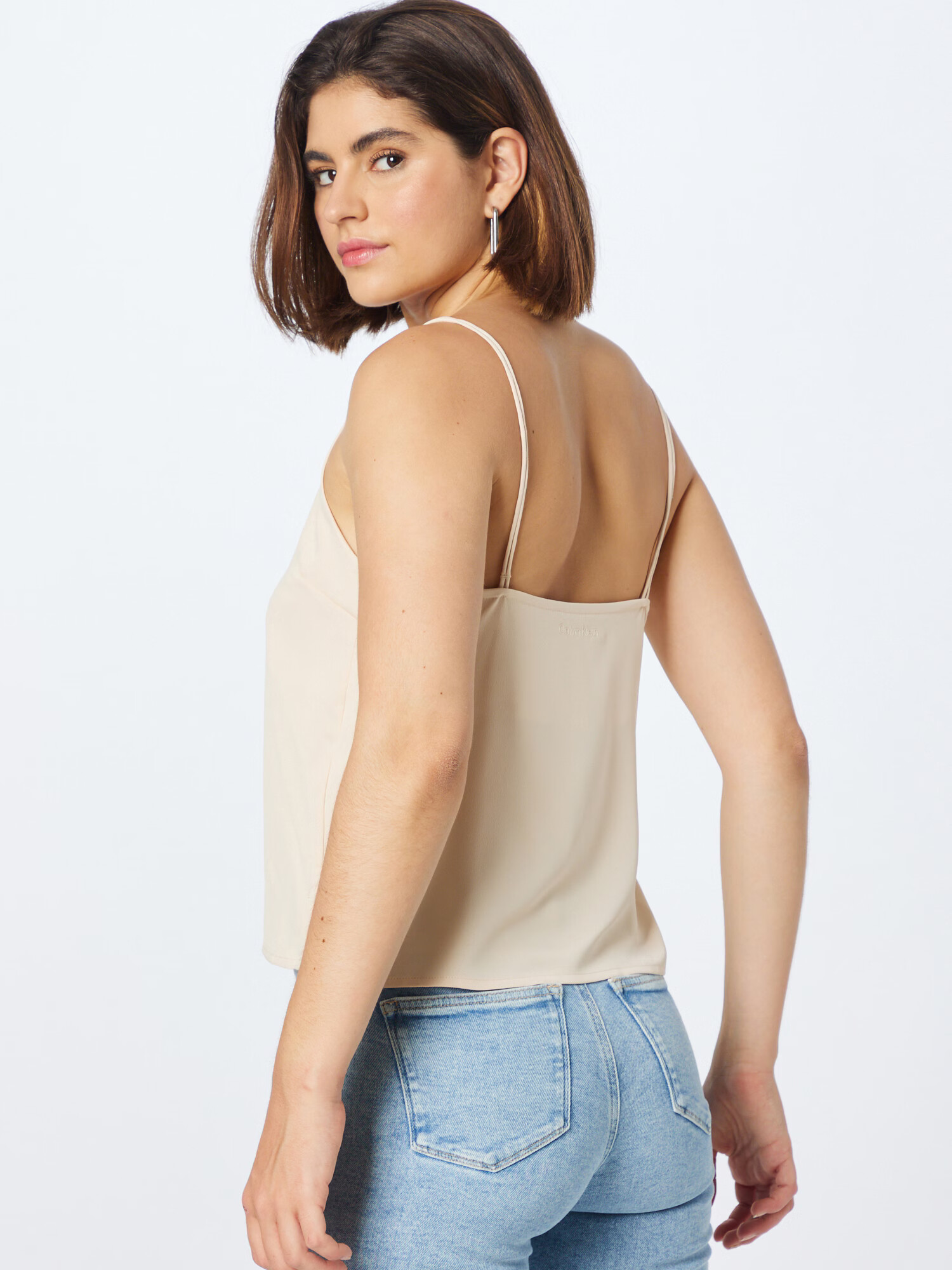 Calvin Klein Top nude - Pepit.si