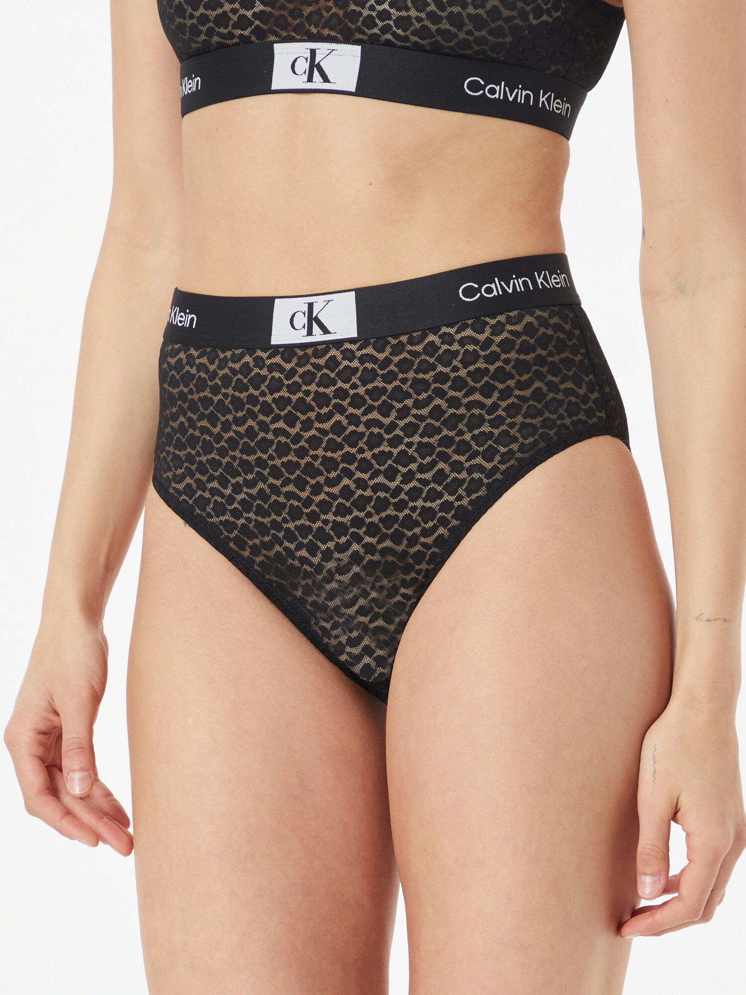 Calvin Klein Underwear Bikini hlačke črna / bela - Pepit.si