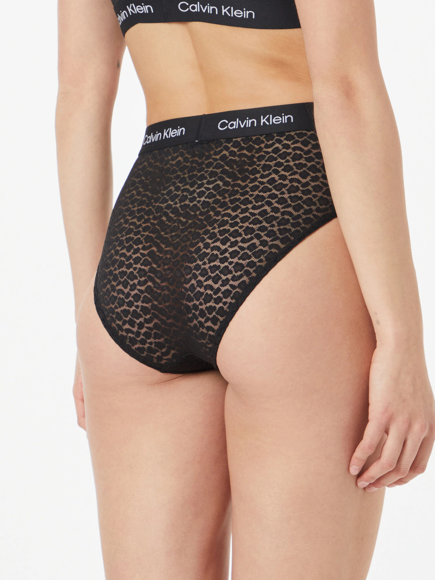 Calvin Klein Underwear Bikini hlačke črna / bela - Pepit.si