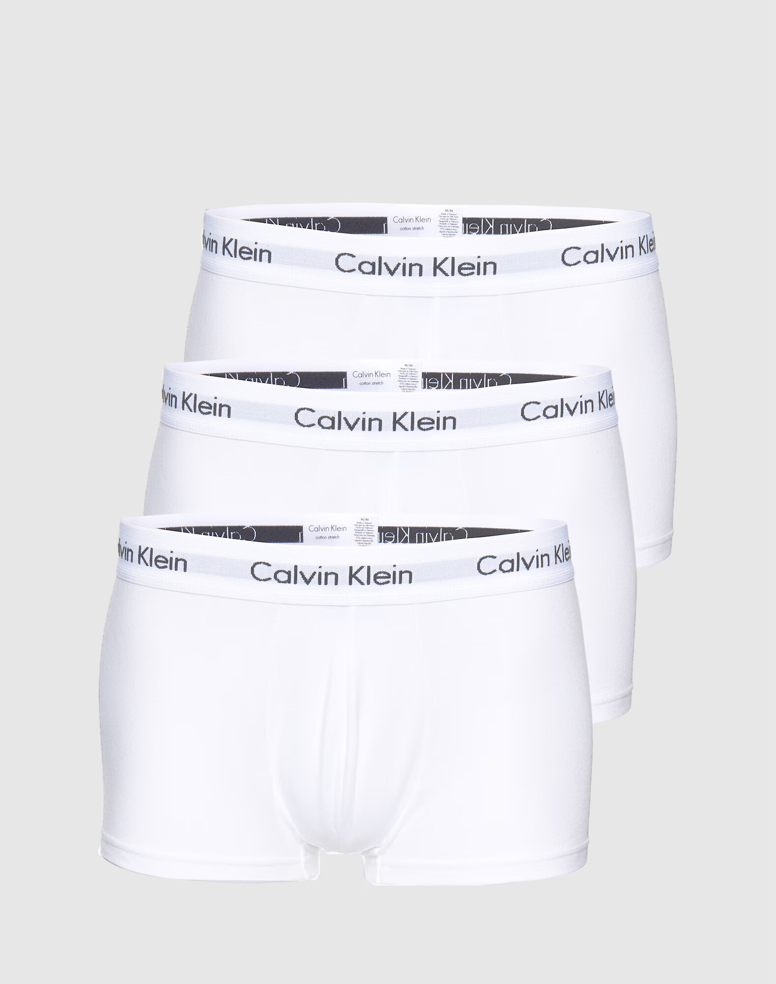 Calvin Klein Underwear Boksarice siva / črna / bela - Pepit.si