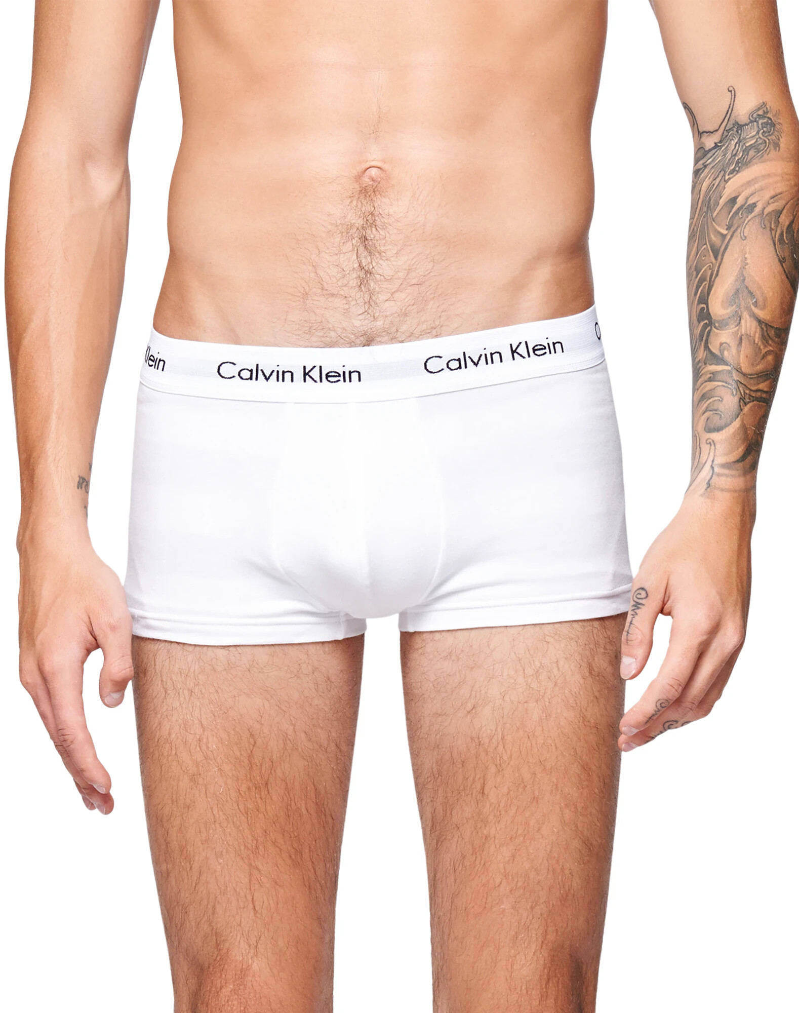 Calvin Klein Underwear Boksarice siva / črna / bela - Pepit.si