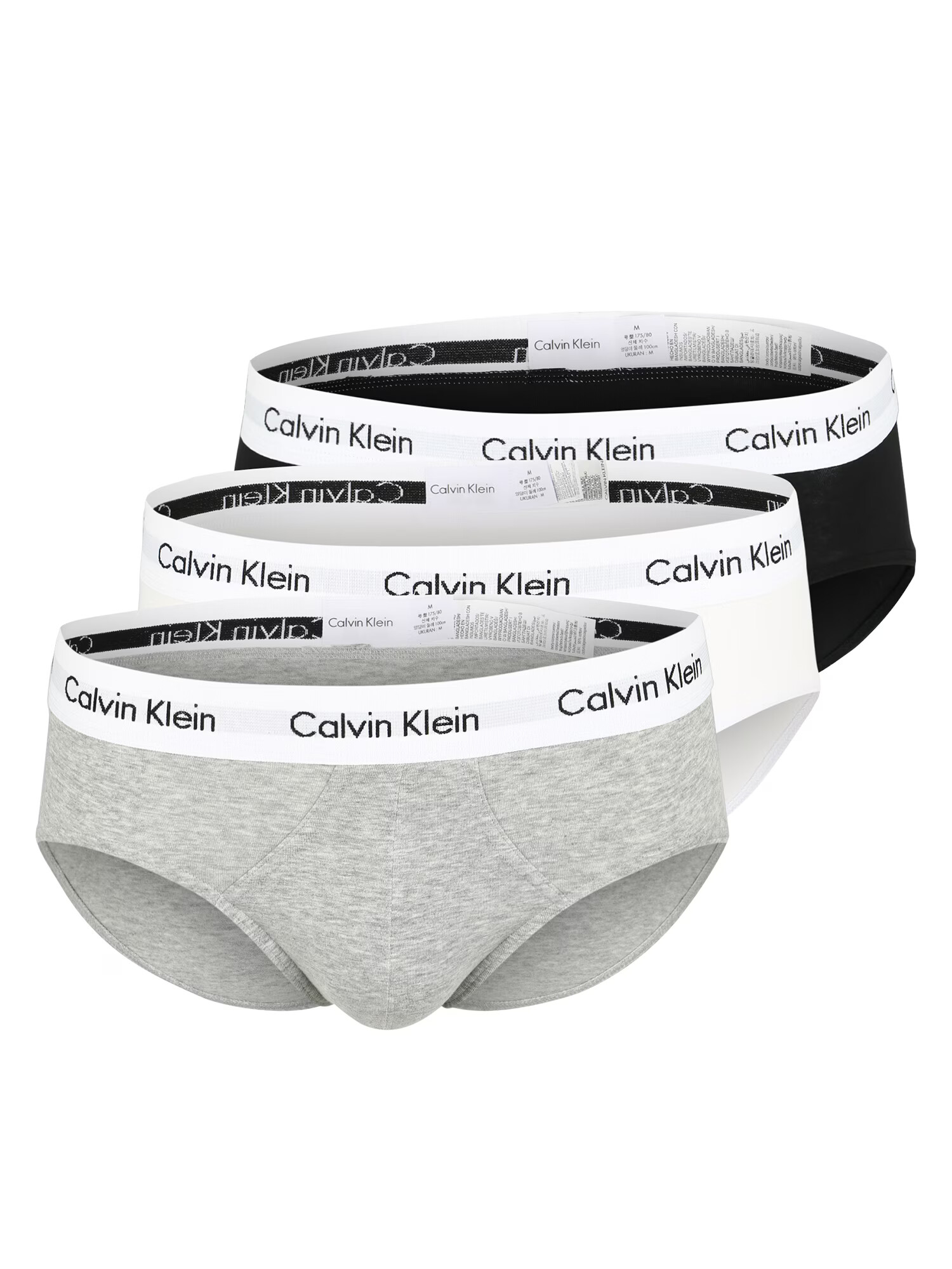 Calvin Klein Underwear Spodnje hlačke pegasto siva / črna / bela - Pepit.si