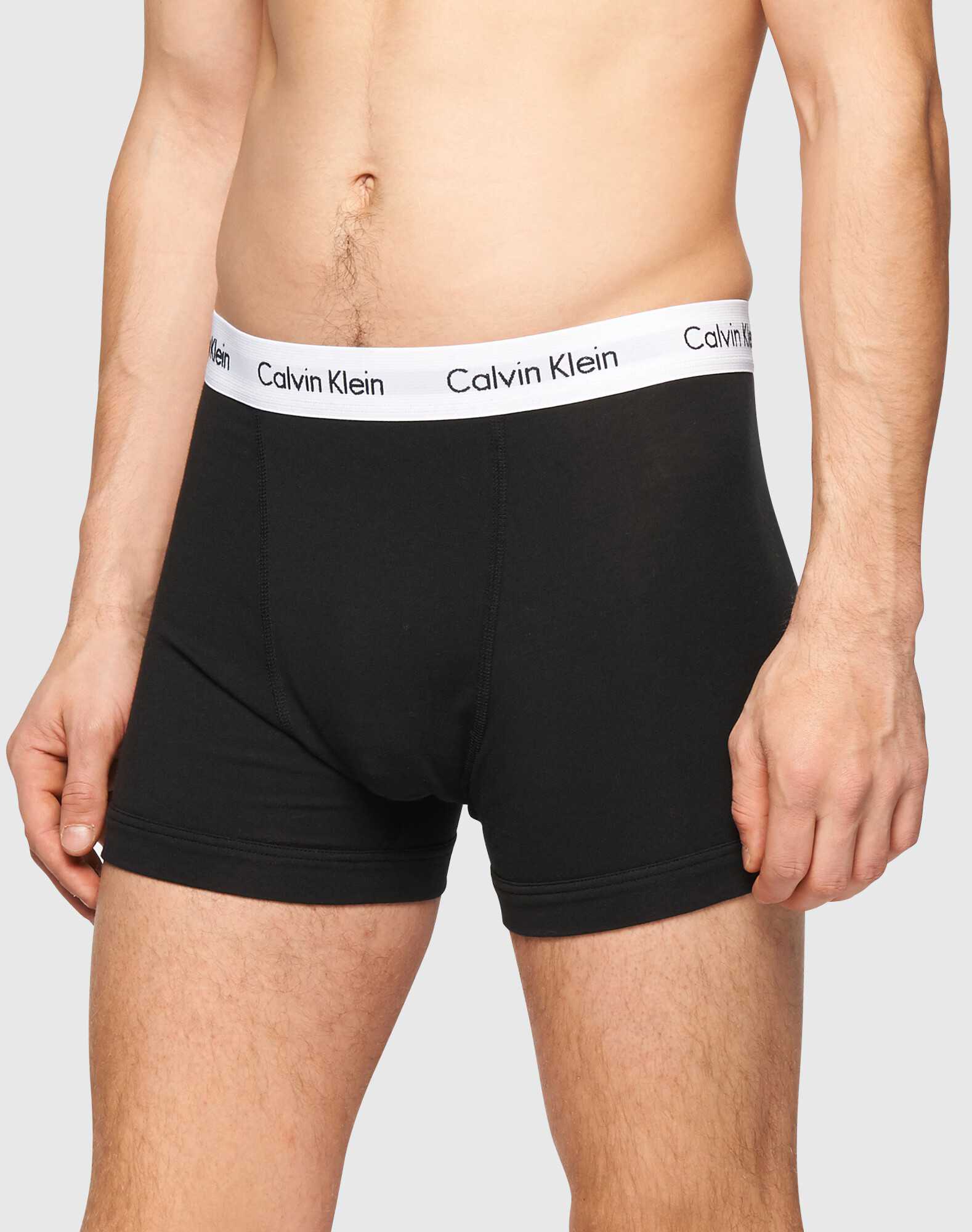 Calvin Klein Underwear Boksarice črna / bela - Pepit.si