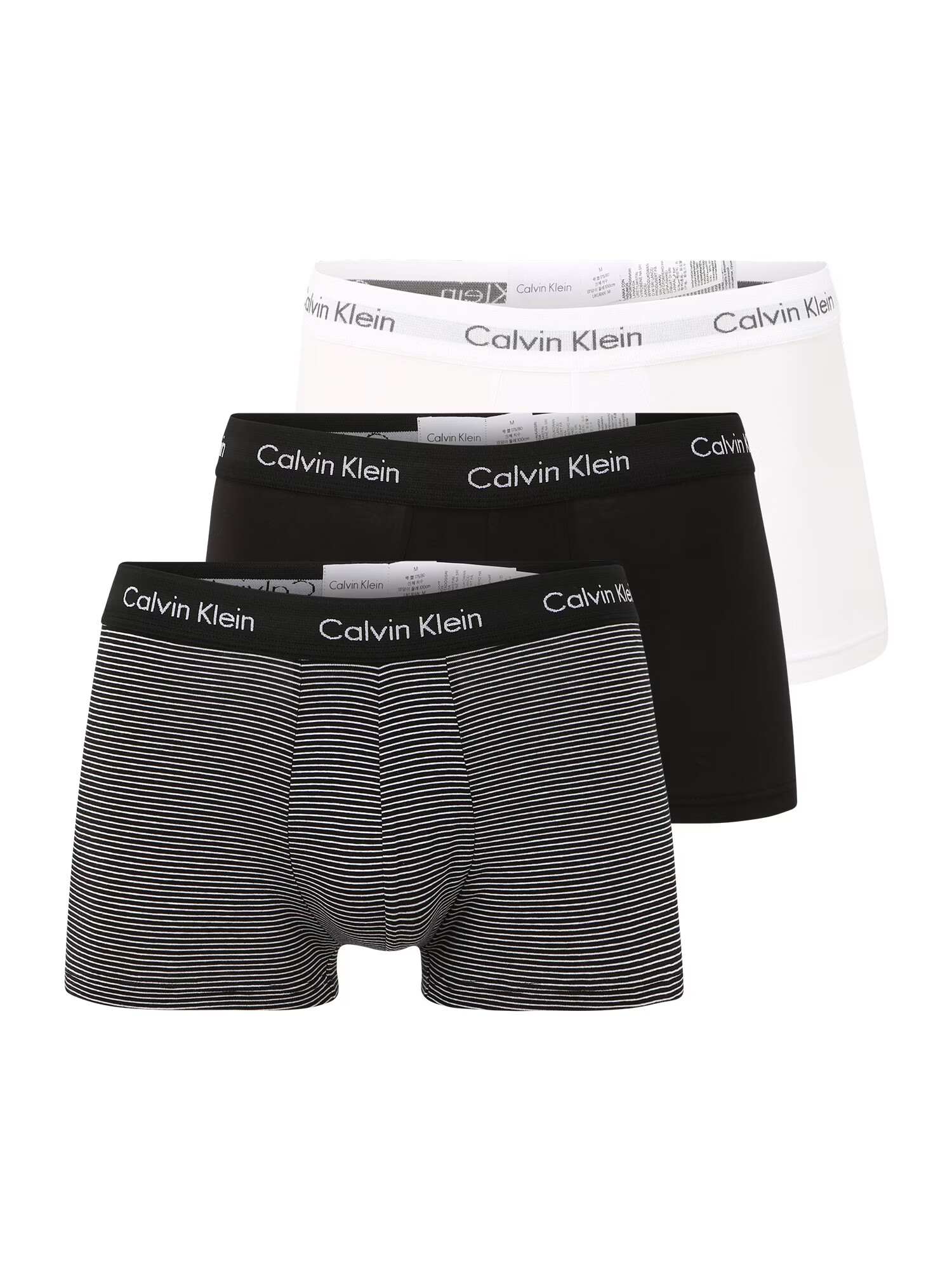 Calvin Klein Underwear Boksarice črna / bela - Pepit.si